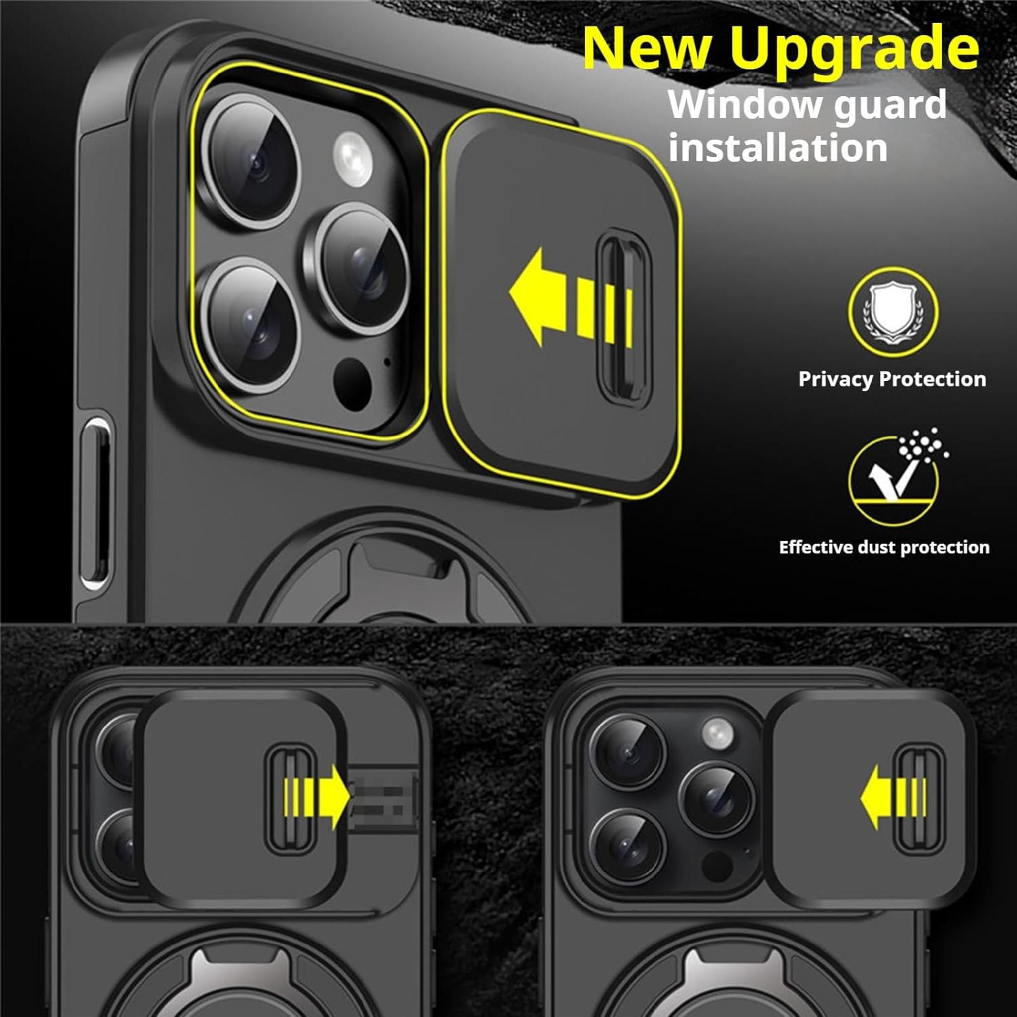 Military-Grade Protective Case with Sliding Camera Cover