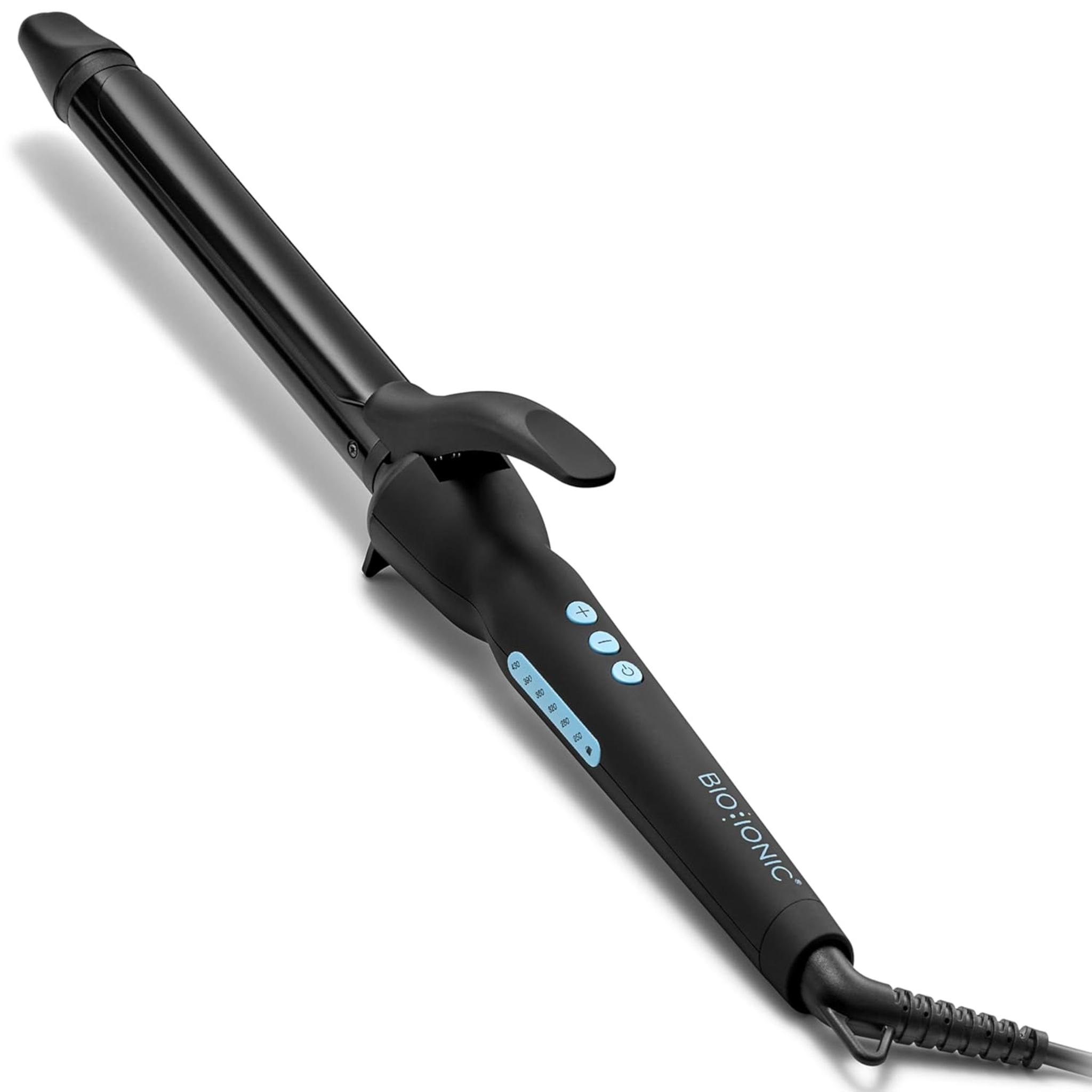 Long Barrel Curling Iron with Moisture Heat Technology & NanoIonic Versatile Styler