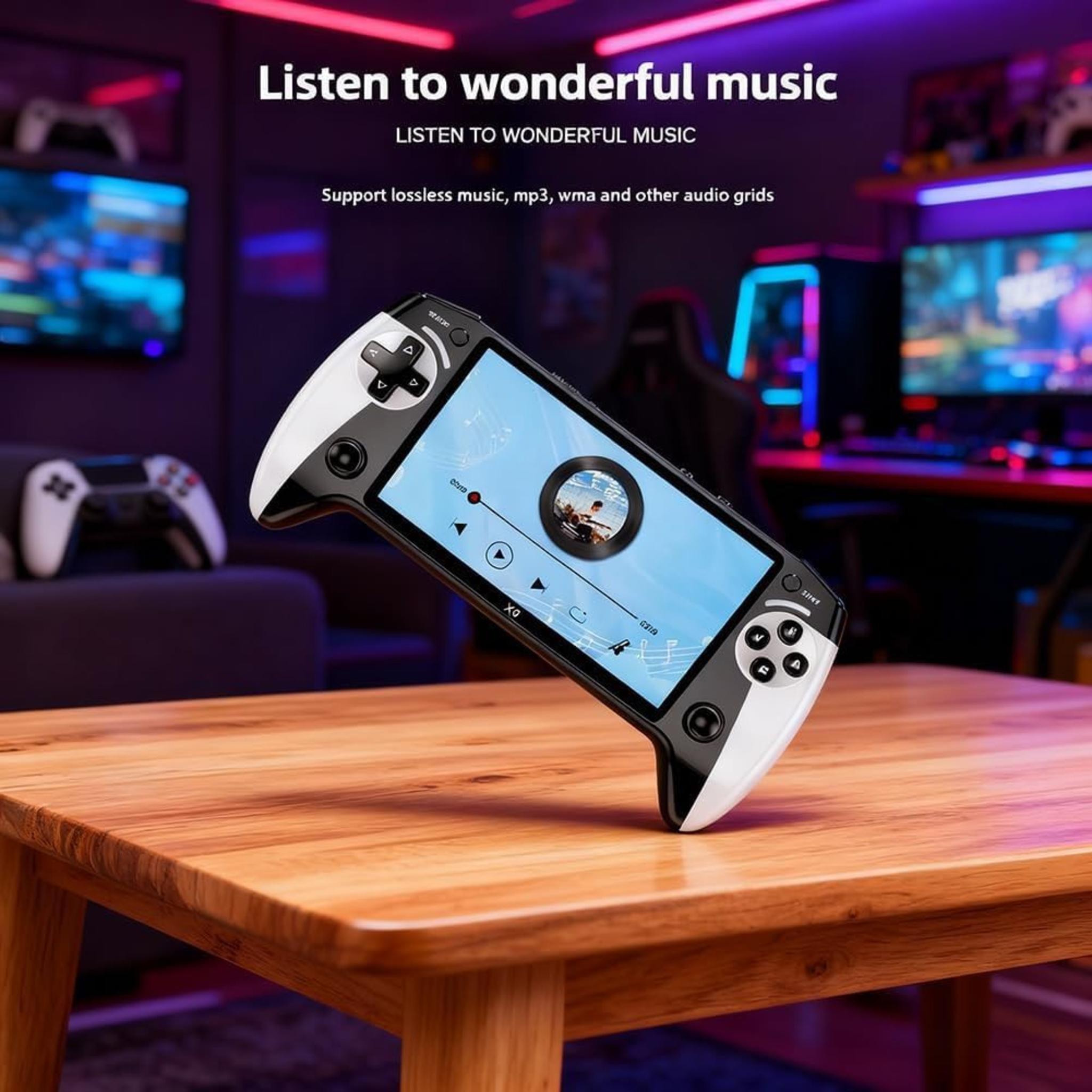 Retro Handheld Game Console with 5.5-Inch HD Screen