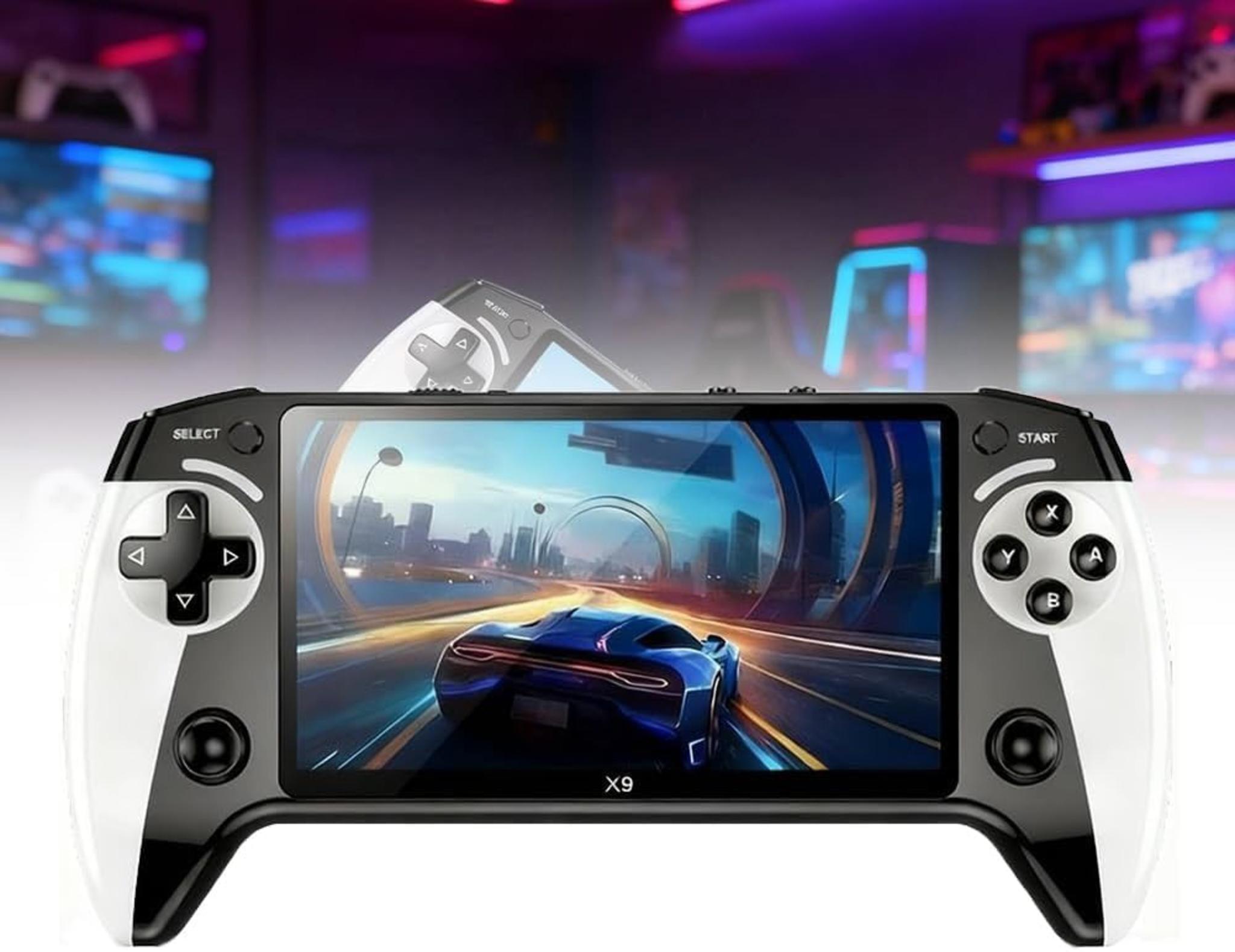 Retro Handheld Game Console with 5.5-Inch HD IPS Screen, 20000+ Built-in Games, TV Output