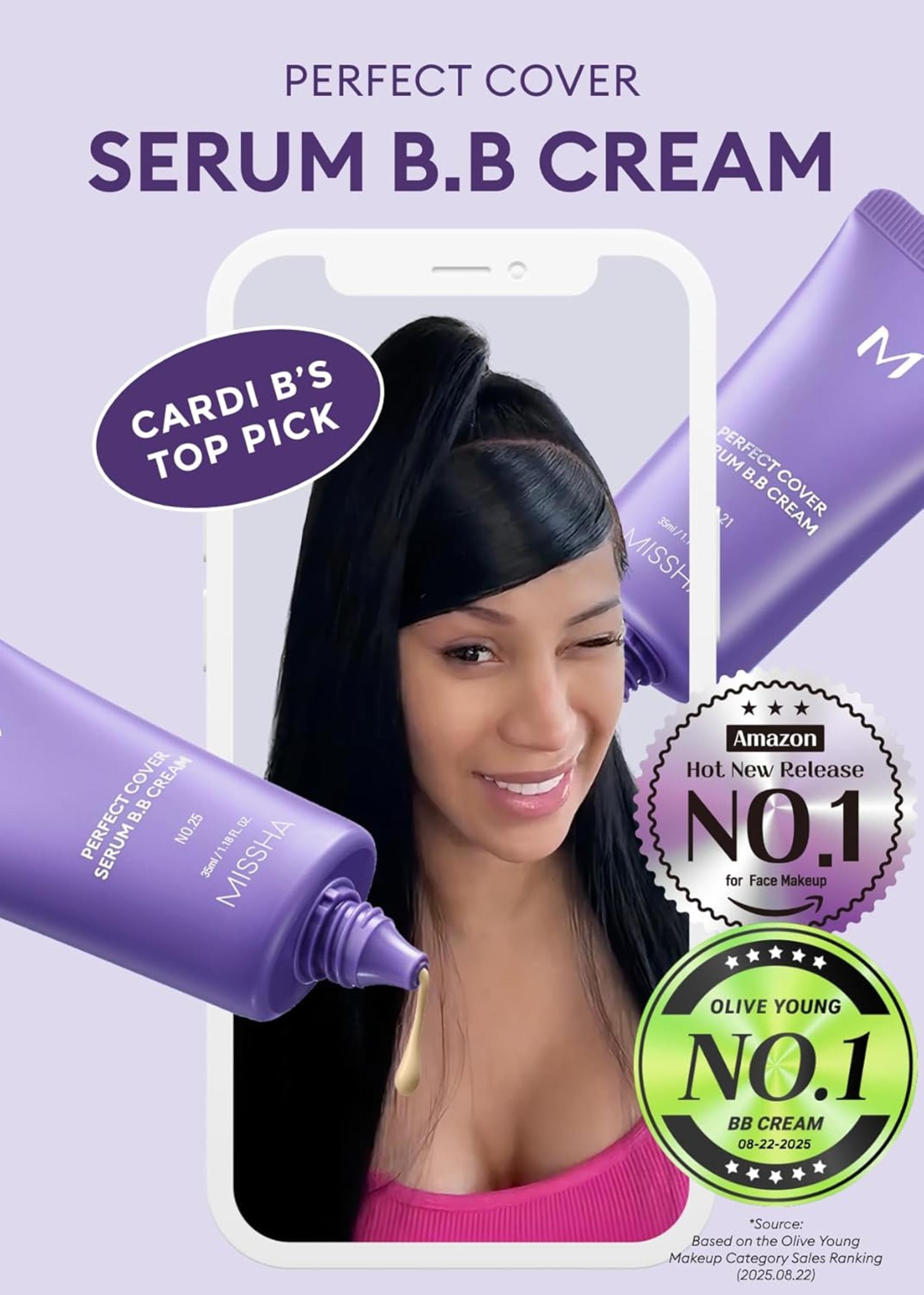 Serum BB Cream No.25 Warm Beige - Medium Coverage Tinted Moisturizer