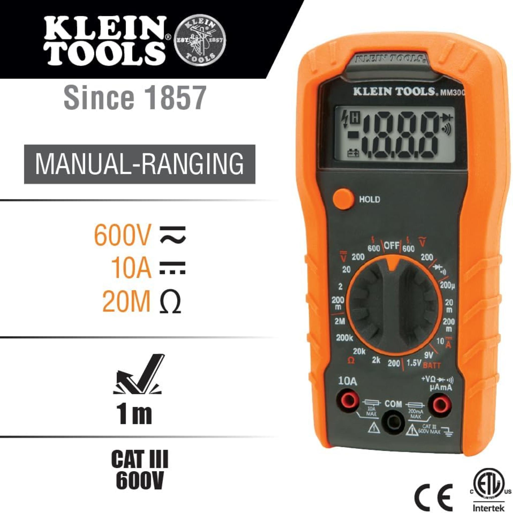 Electrical Test Kit with Digital Multimeter, Voltage Tester and Outlet Tester