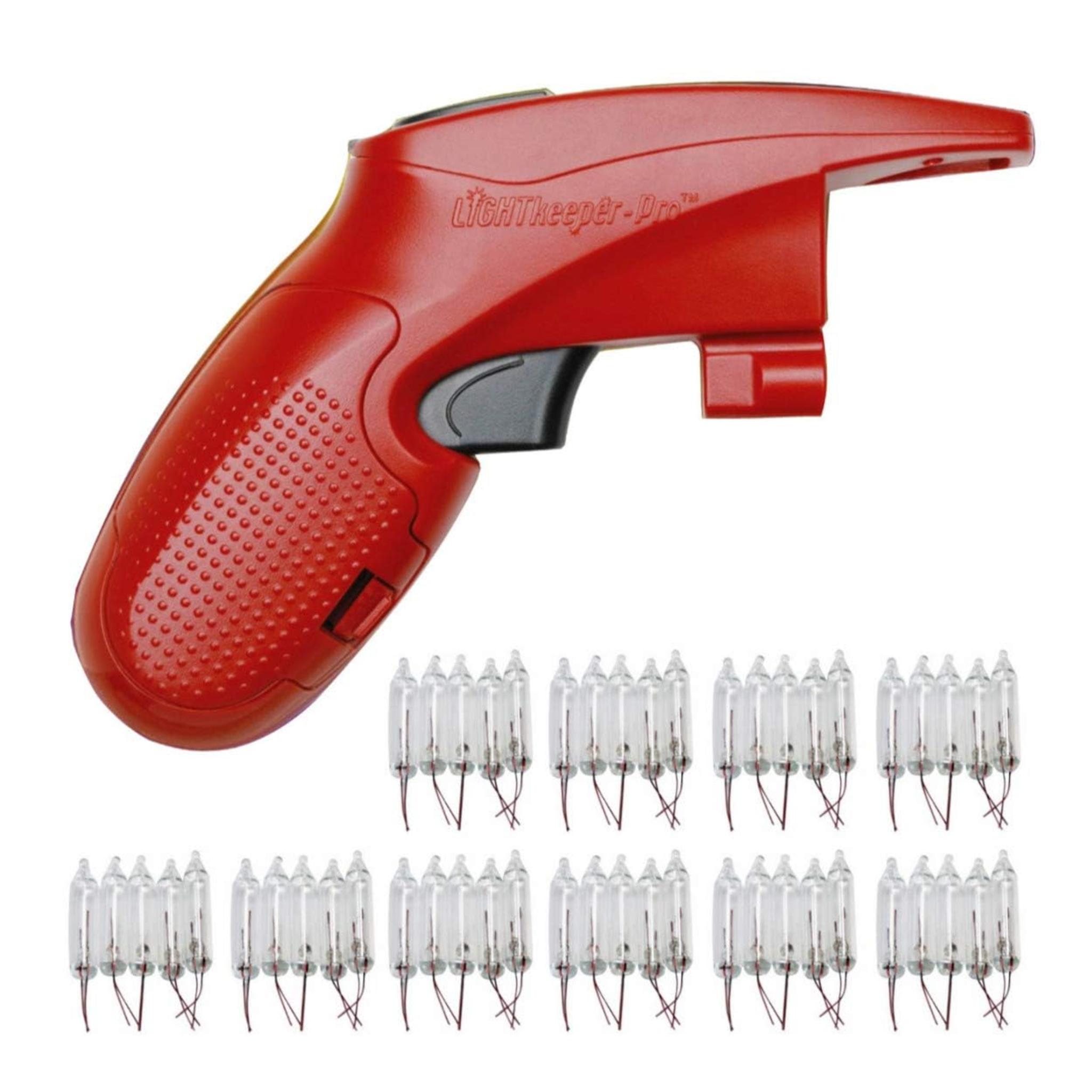 Quick Fix Christmas Light Repair Tool with 50 Replacement Bulbs | UL Listed