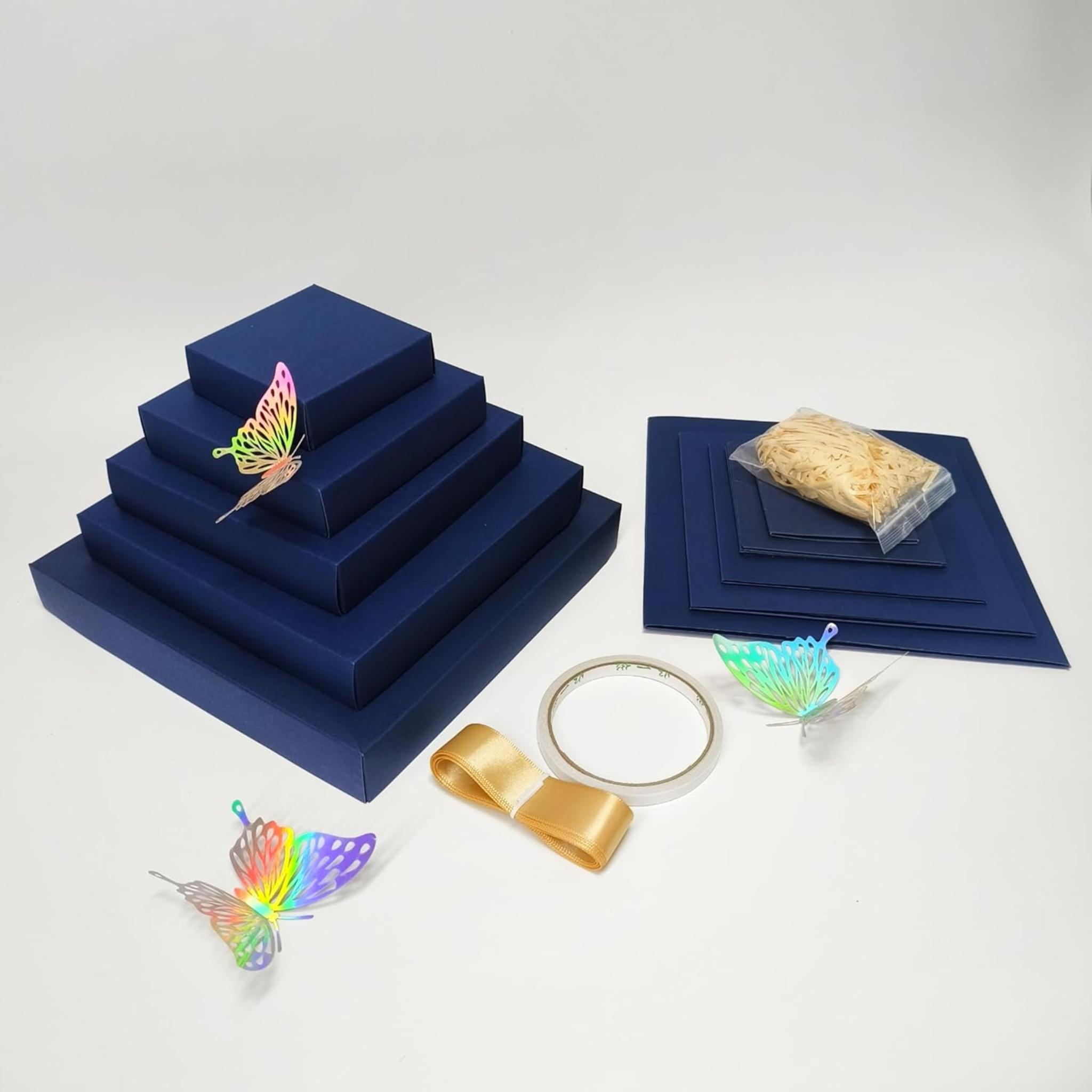 5-Layer Explosion Gift Box DIY Kit - Assembled Main Part for Surprise Snacks & Photos