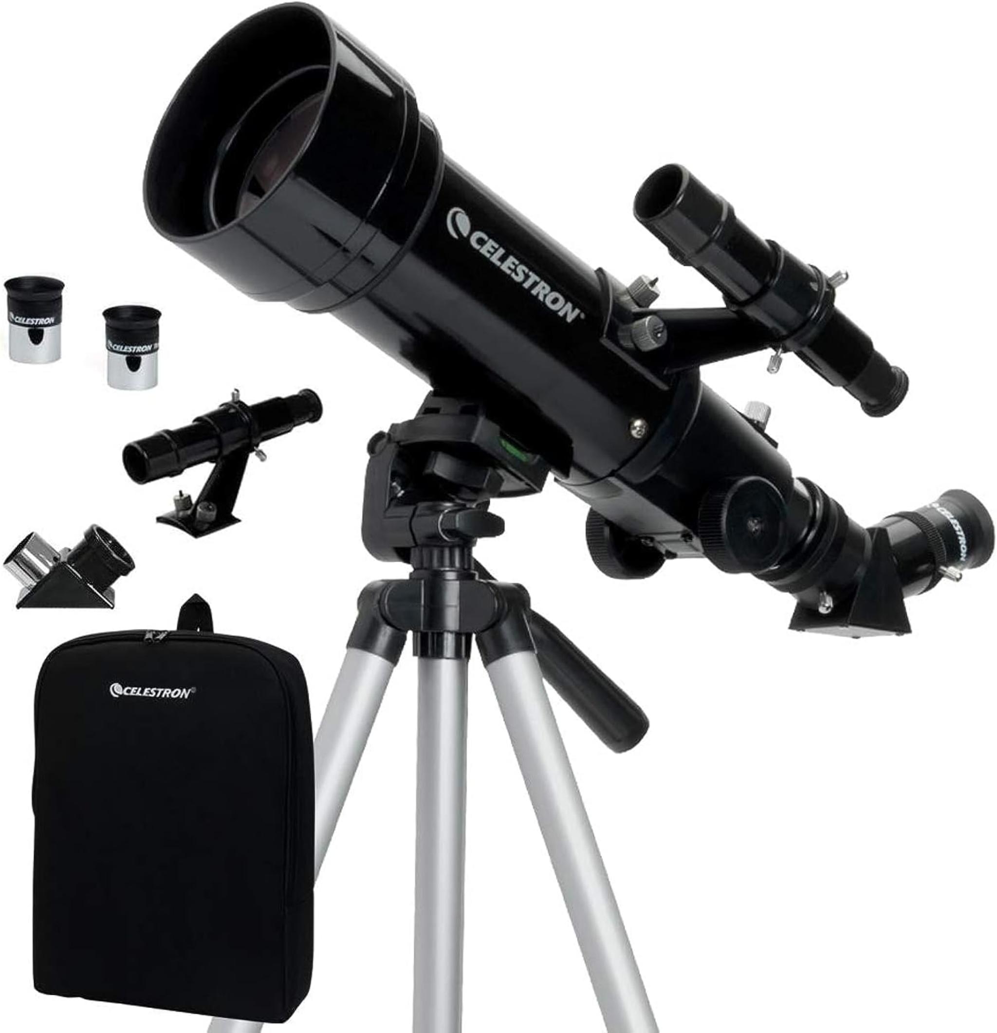 Travel Scope 70 Portable Refractor Telescope – 70mm Aperture with Tripod & Backpack