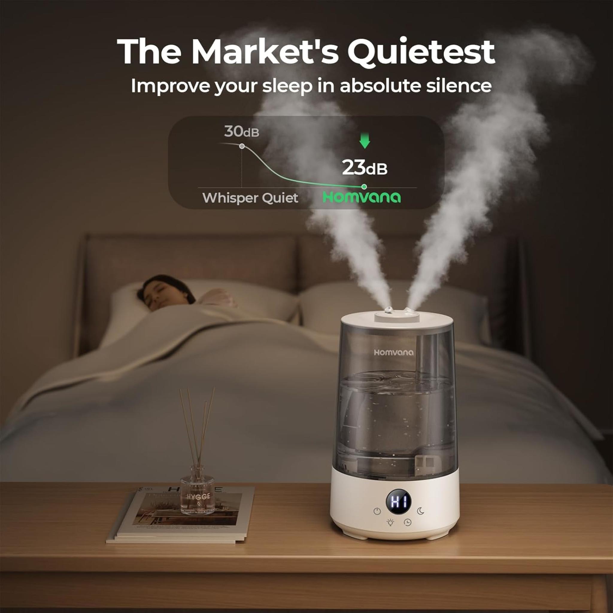 3.6L Cool Mist Humidifier with Aromatherapy & Mood Light