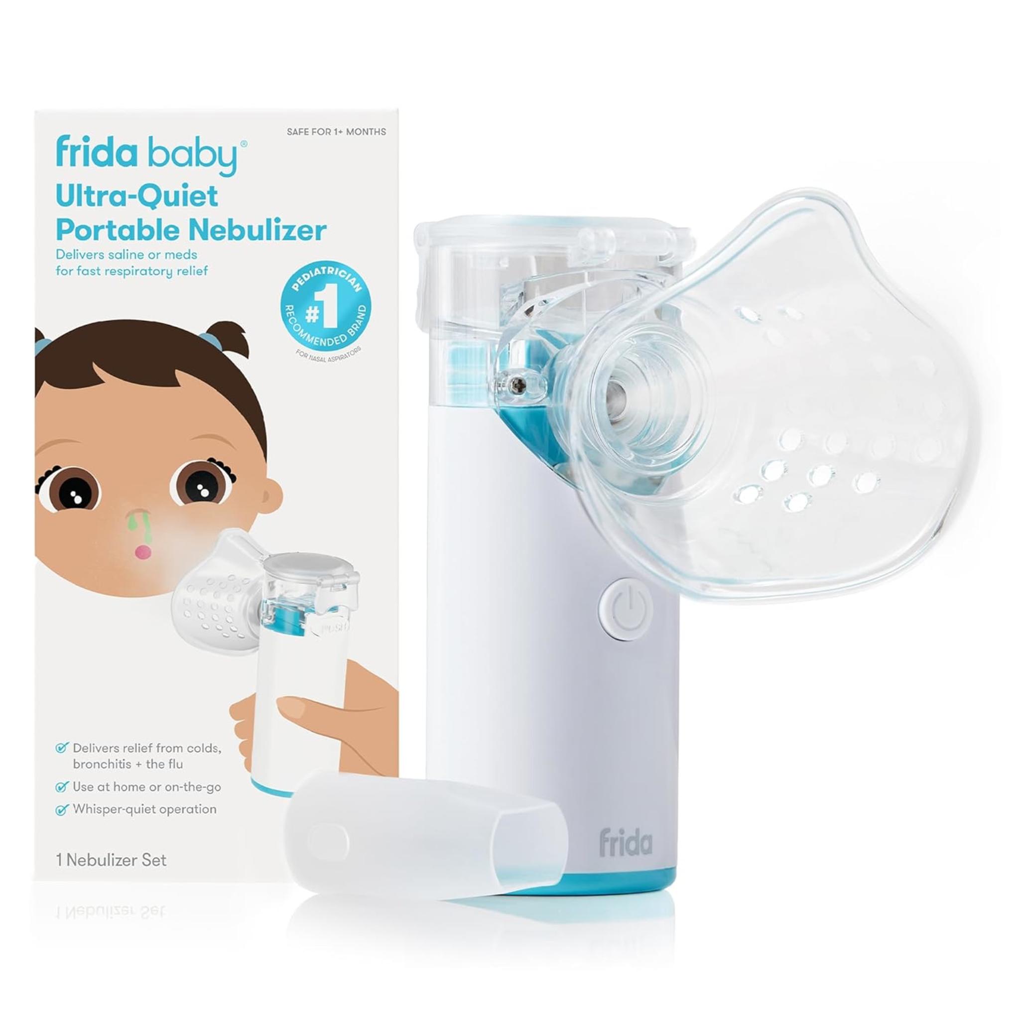 Ultra-Quiet Portable Nebulizer for All Ages with Mask & Diffuser, Cordless & Rechargeable