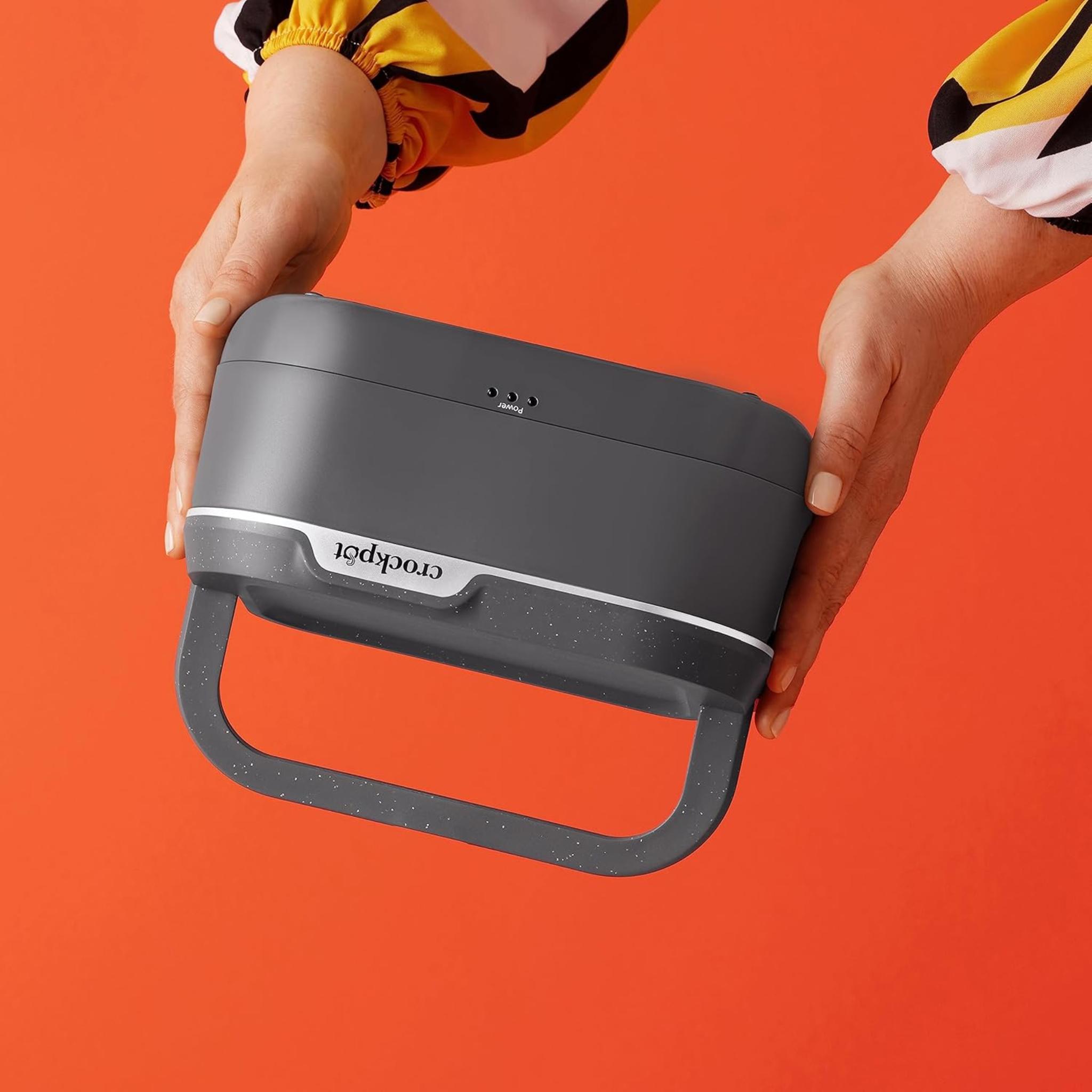 28-Ounce Mini Electric Heated Lunch Box, Portable Food Warmer