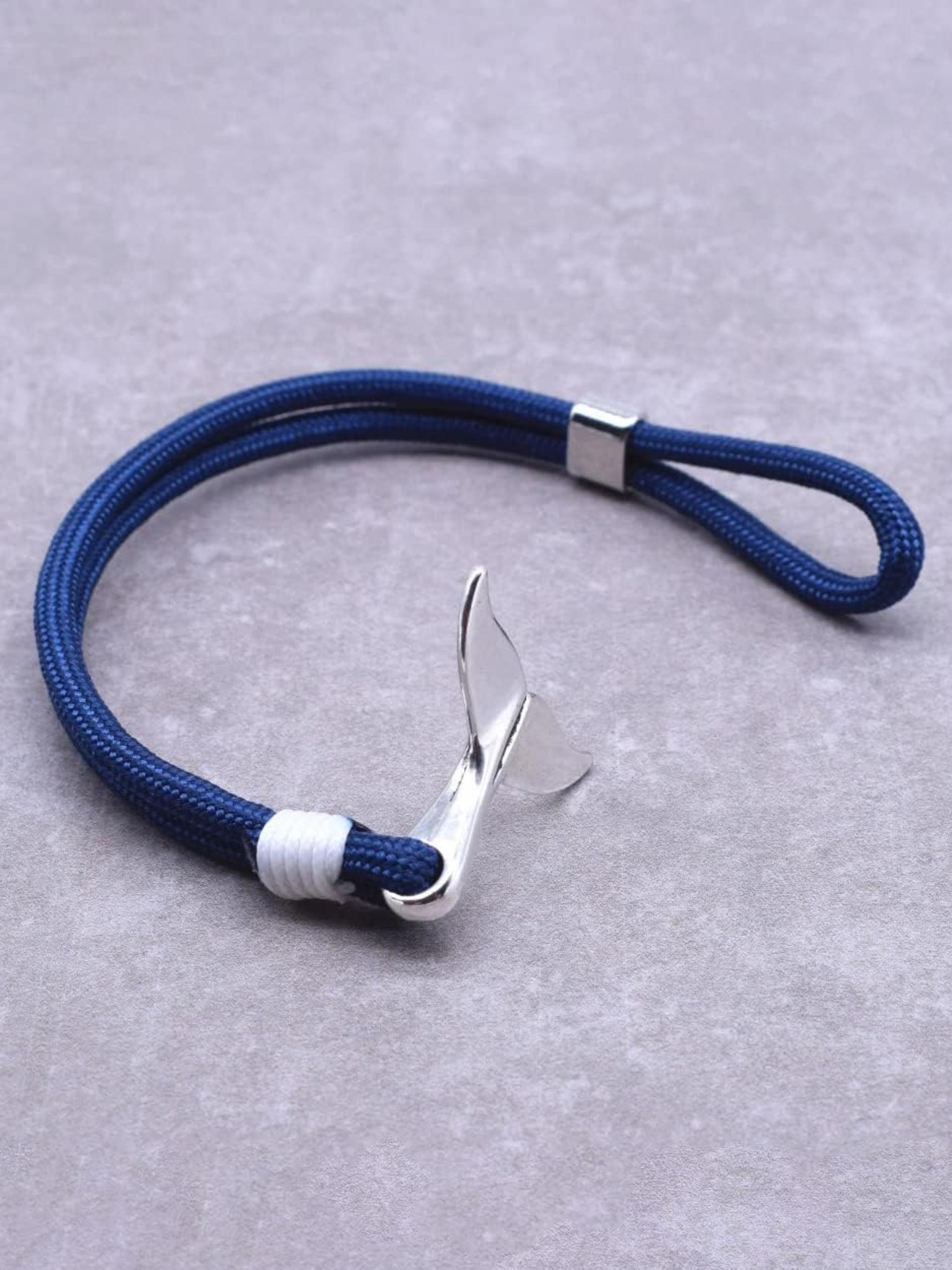 Vintage Ocean Mermaid Whale Tail Bracelet Jewelry Gift for Women