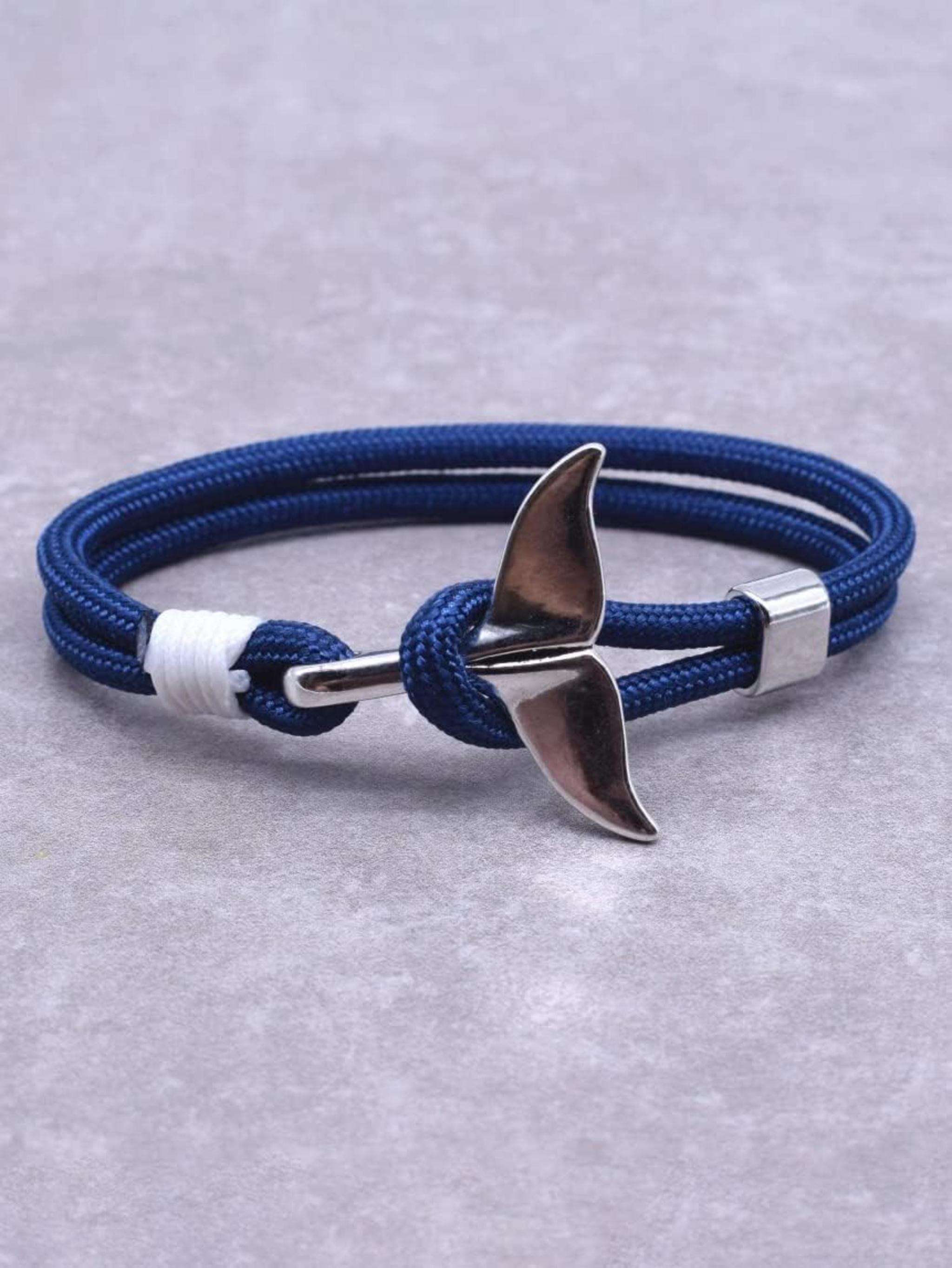 Vintage Ocean Mermaid Whale Tail Bracelet Jewelry Gift for Women