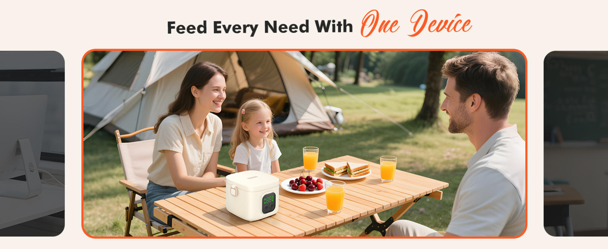 Cordless Electric Lunch Box - 14000mAh Battery, Self-Heating Food Warmer, 800ml Portable image 12