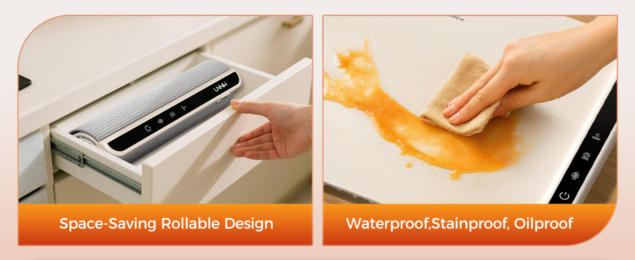 26x15 Inch Food Warming Mat with Heat-Resistant Pad image 10