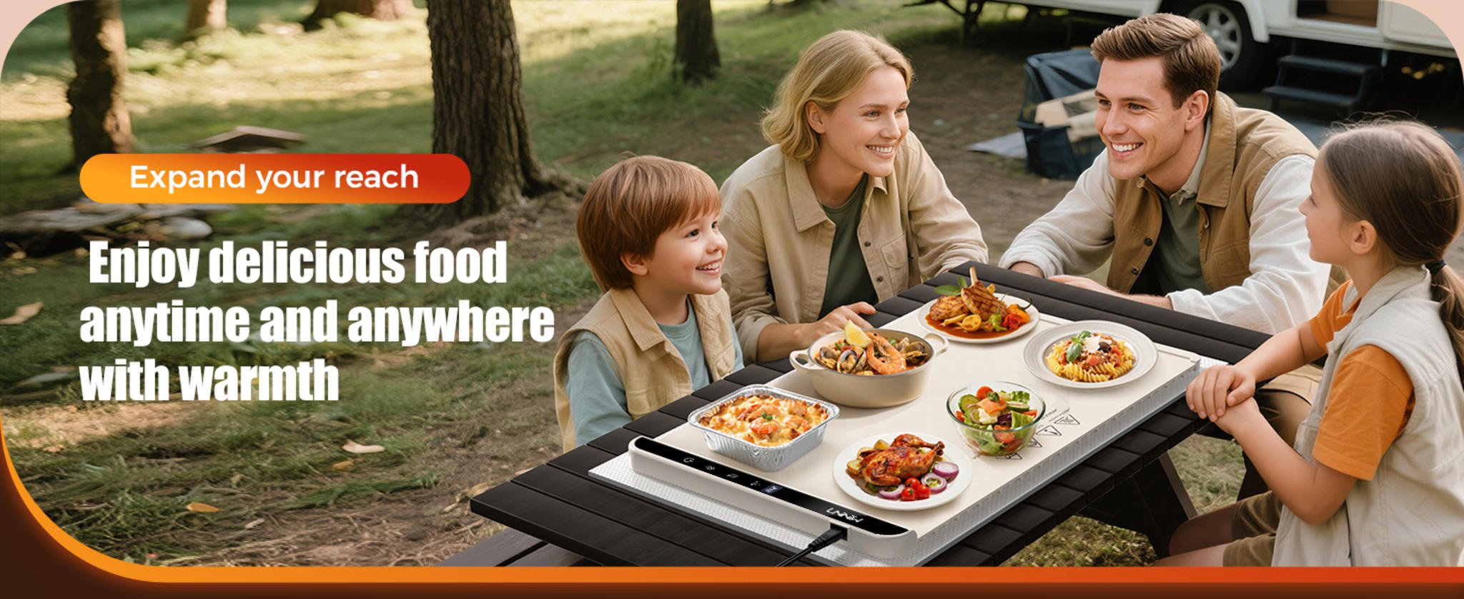 26x15 Inch Food Warming Mat with Heat-Resistant Pad image 13