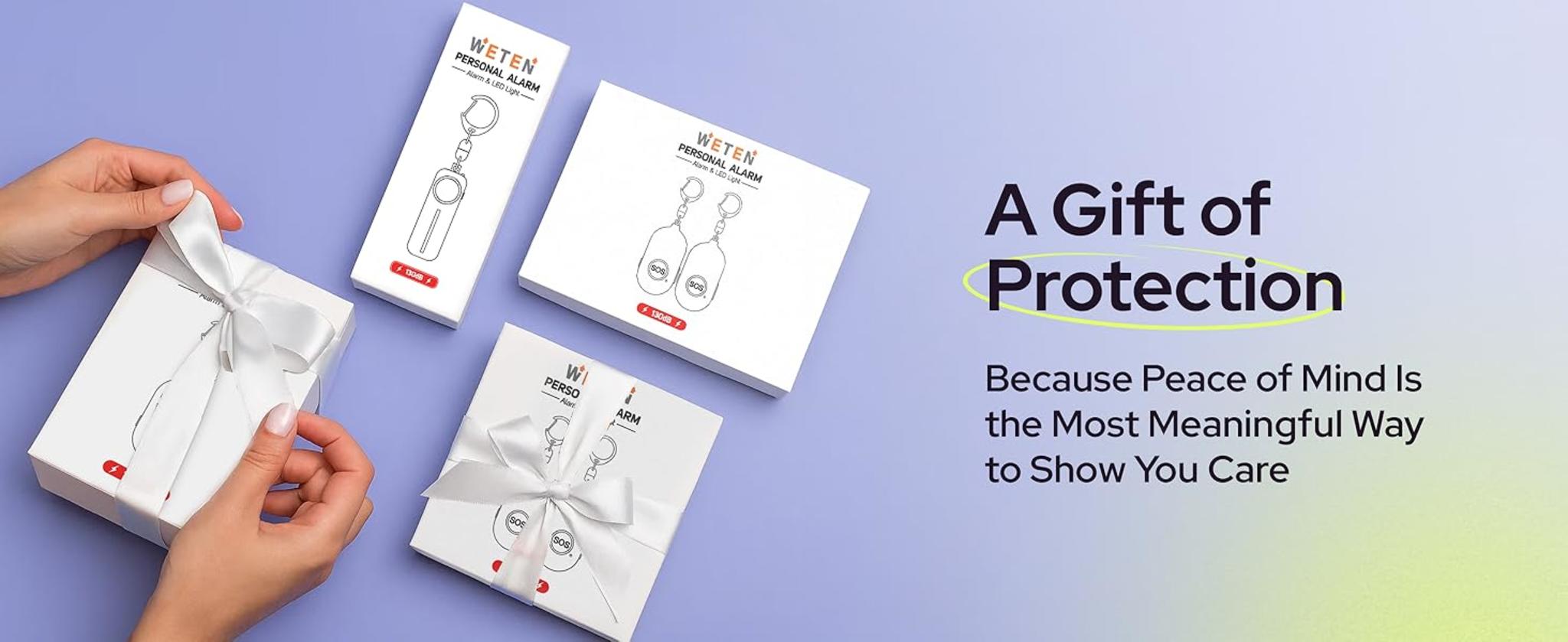 Rechargeable Personal Alarm Keychain - 130dB Siren, LED Light, 3-Pack for Safety image 14