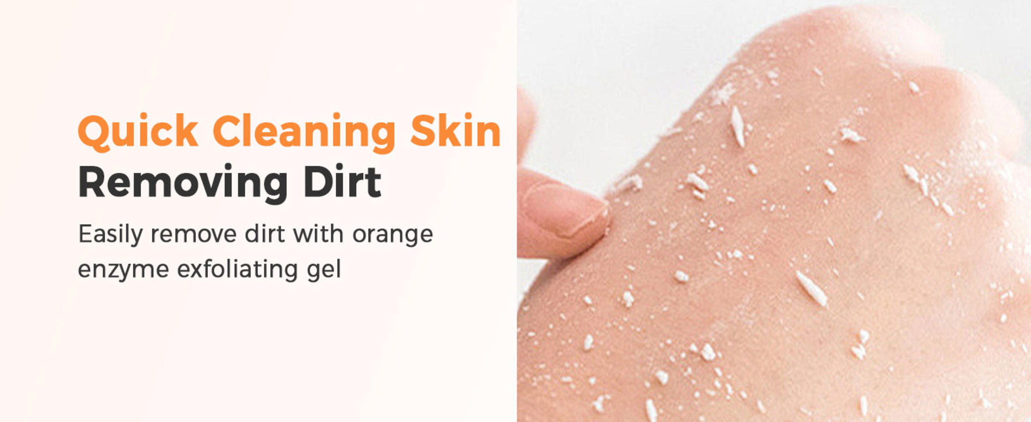 2026 Upgraded Orange Enzyme Exfoliating Gel for Face & Body - Deep Cleansing & Hydrating image 10