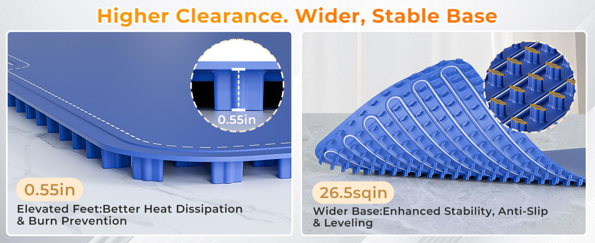 32x15 Inch Electric Silicone Food Warmer Mat with 7 Temp Levels & 8-Hour Timer image 11