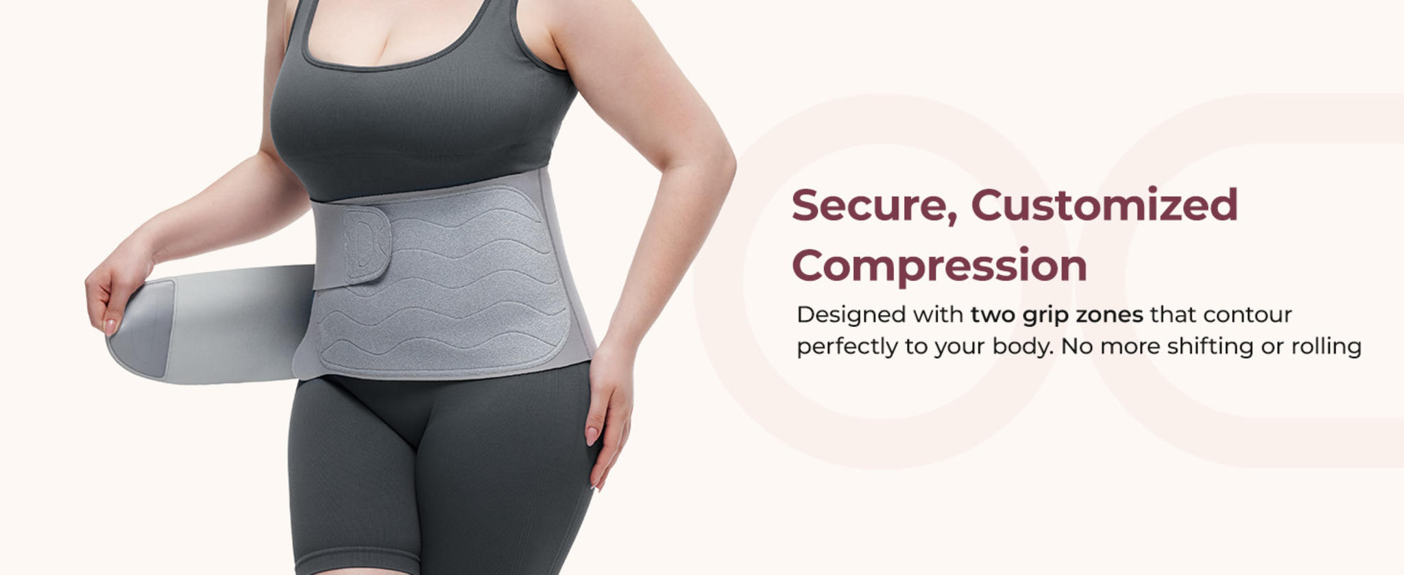 Postpartum Belly Band for Natural and C-Section Recovery with 3D Abdomen Lifting & Back Support image 11