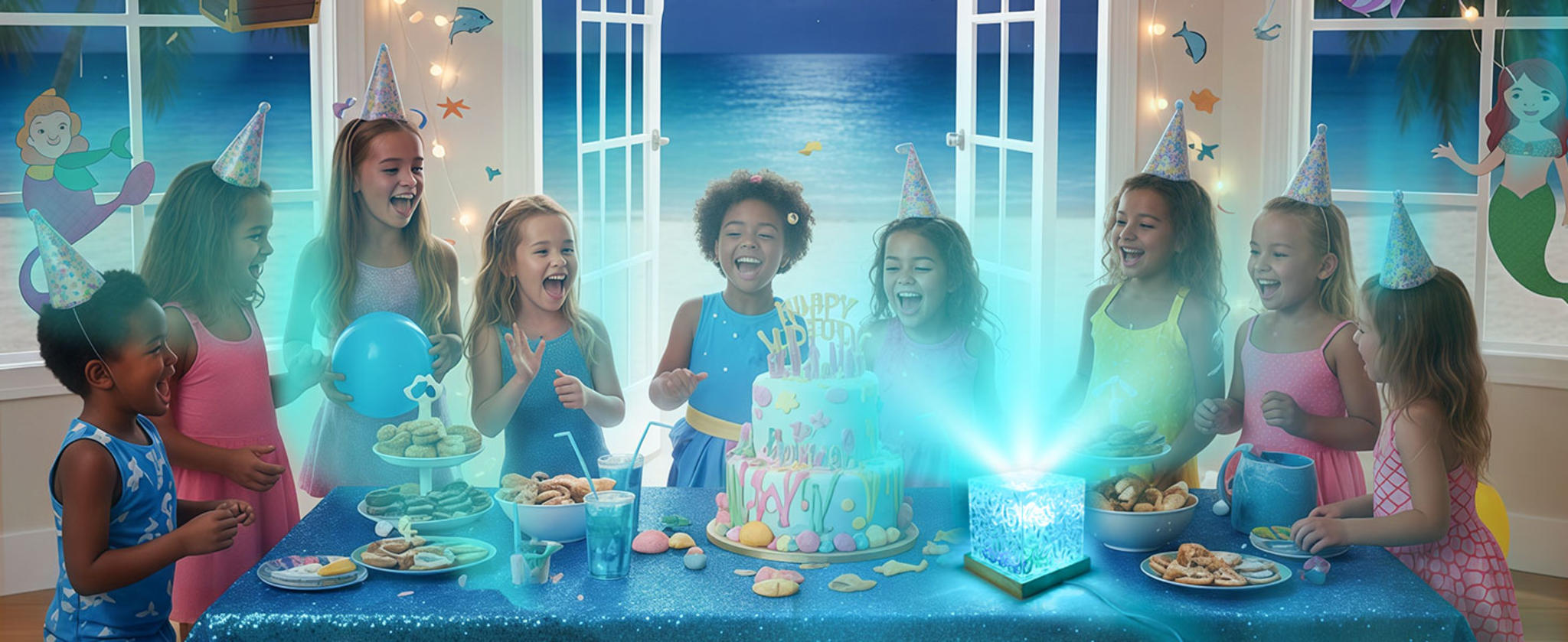 Ocean Wave Projector Light with Remote, 16 Colors Rotating Water Lamp for Bedroom Decor image 8