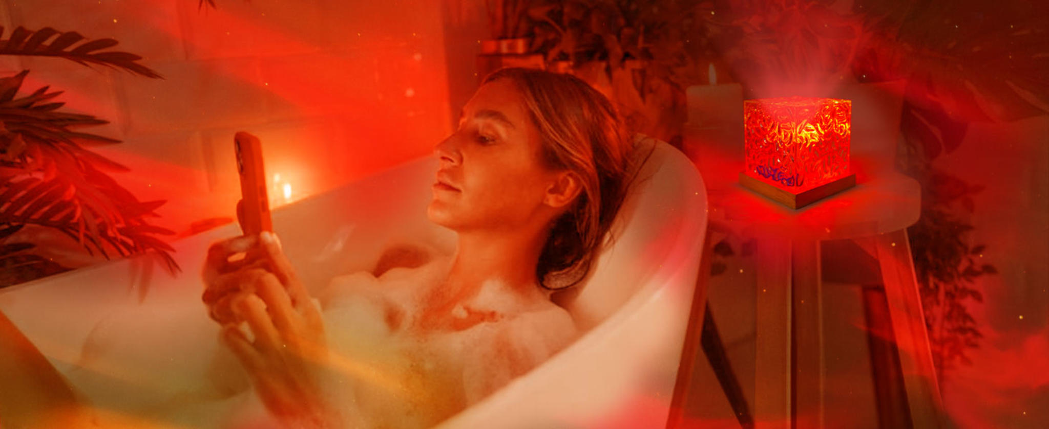 Ocean Wave Projector Light with Remote, 16 Colors Rotating Water Lamp for Bedroom Decor image 10