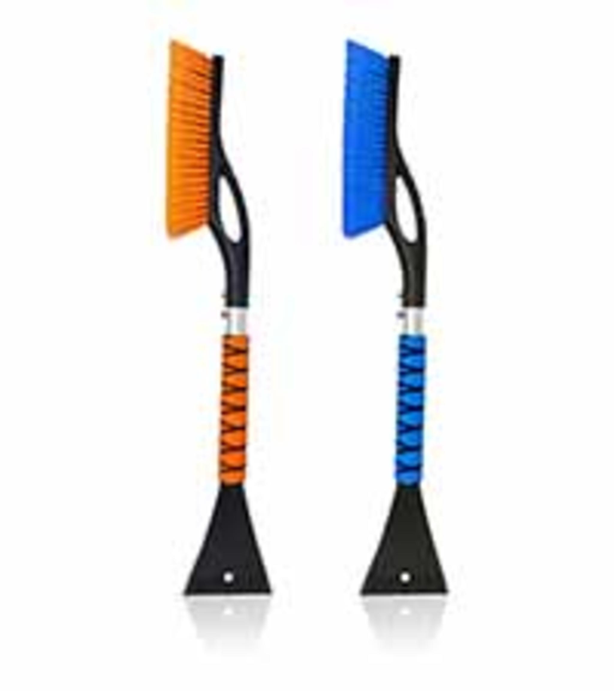 27" Car Snow Brush and Ice Scraper (2-Pack) | Scratch-Free Bristles & Aluminum Body | Winter Car Accessories image 11