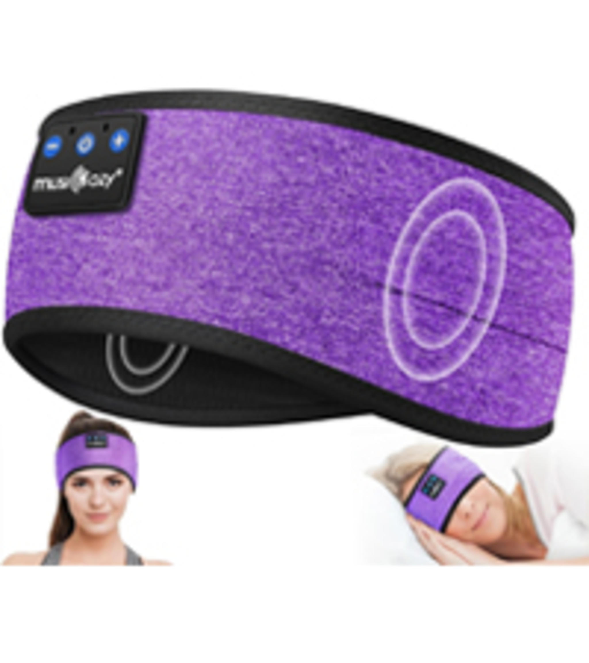 Sleep & Sports Bluetooth Headband with Ultra-Thin Speakers, 14-Hour Playtime, Sweat-Resistant image 17