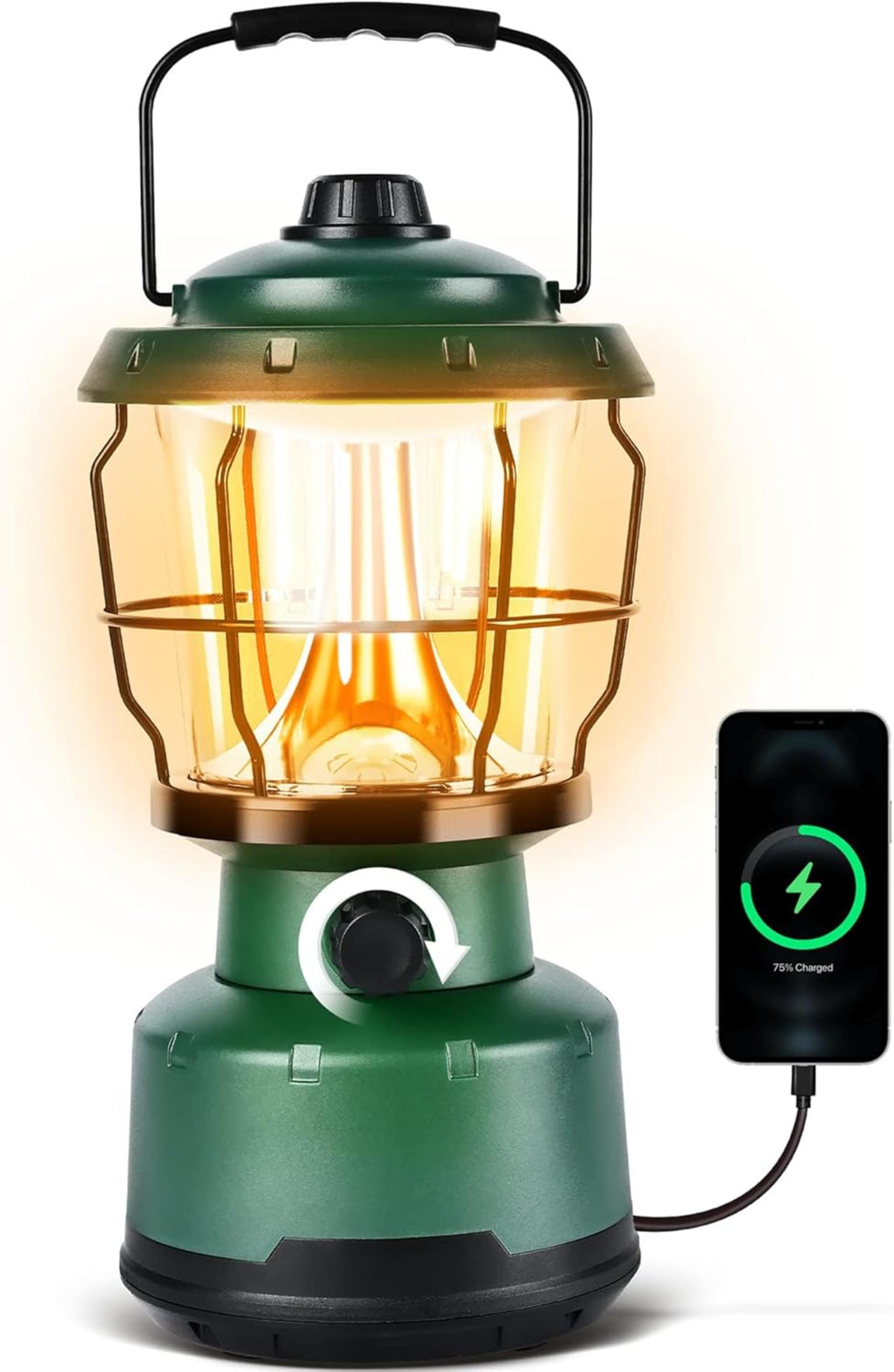 72-Hour LED Camping Lantern, 2500 Lumens Water Resistant Emergency Light for Power Outage & Outdoor
