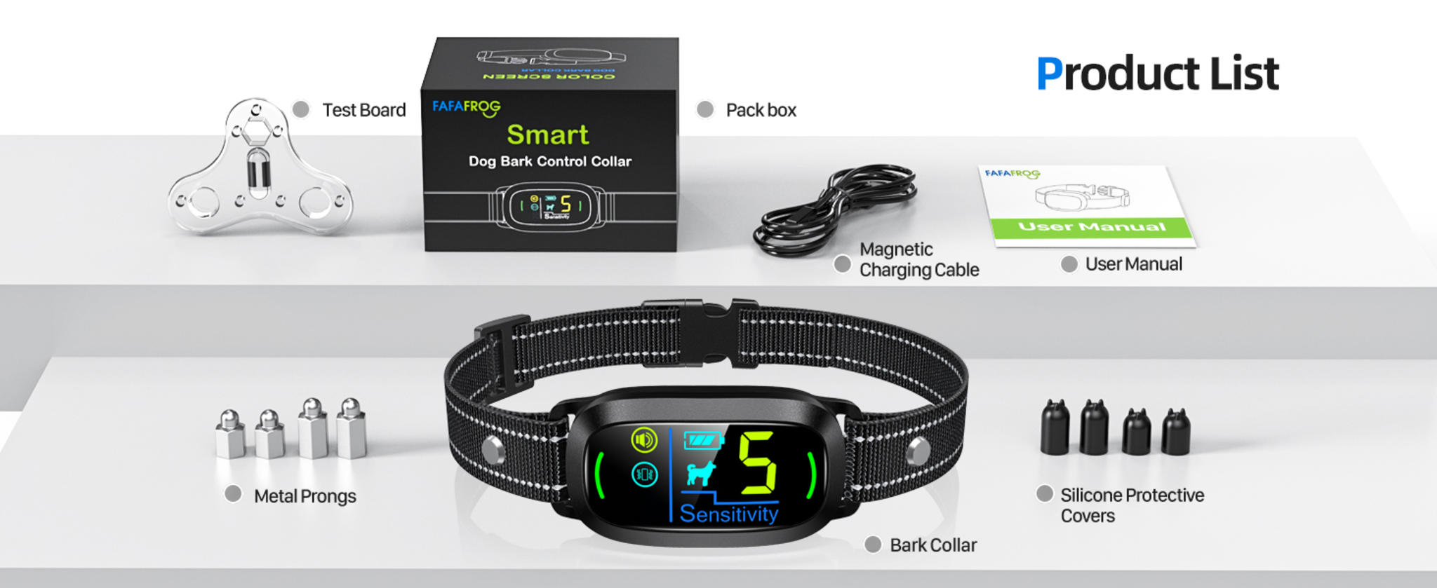 Smart Bark Collar - 5 Sensitivity Levels, Beep & Vibration Modes image 15