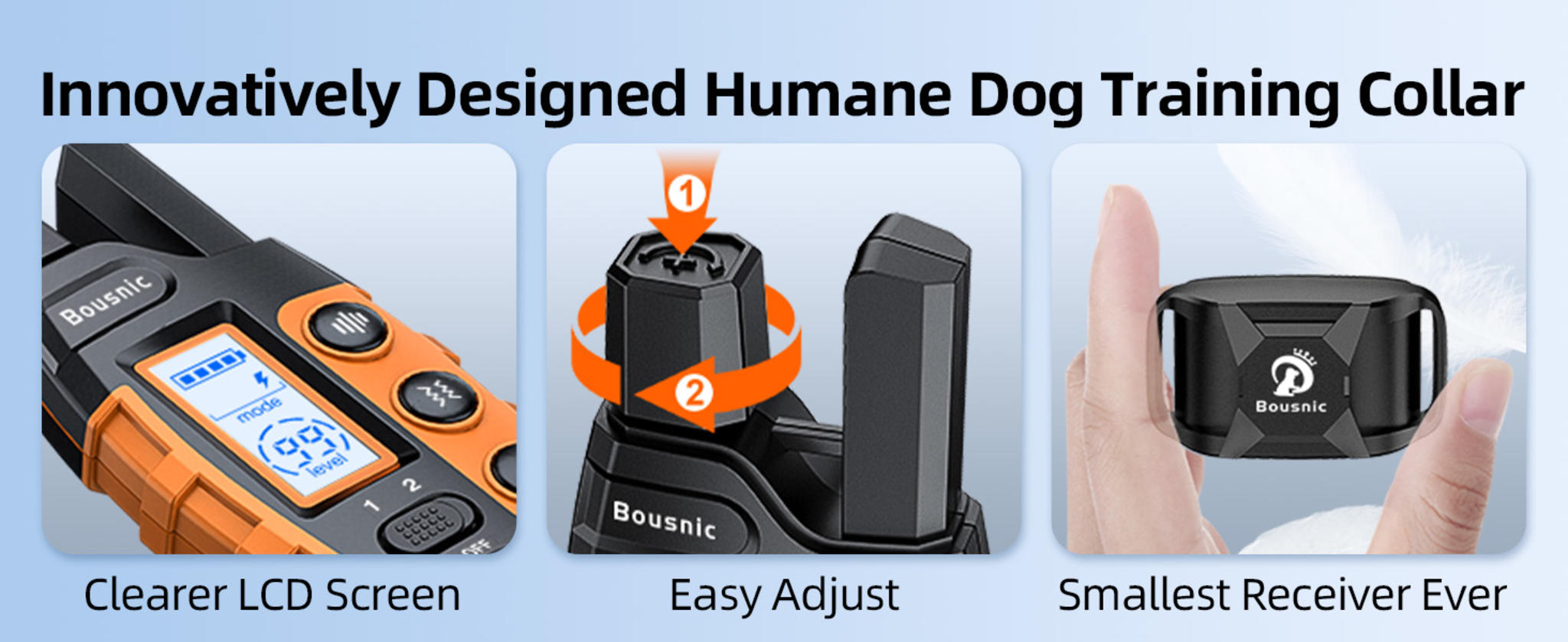 3300Ft Dog Training Collar with Remote for 5-120lbs Dogs image 15
