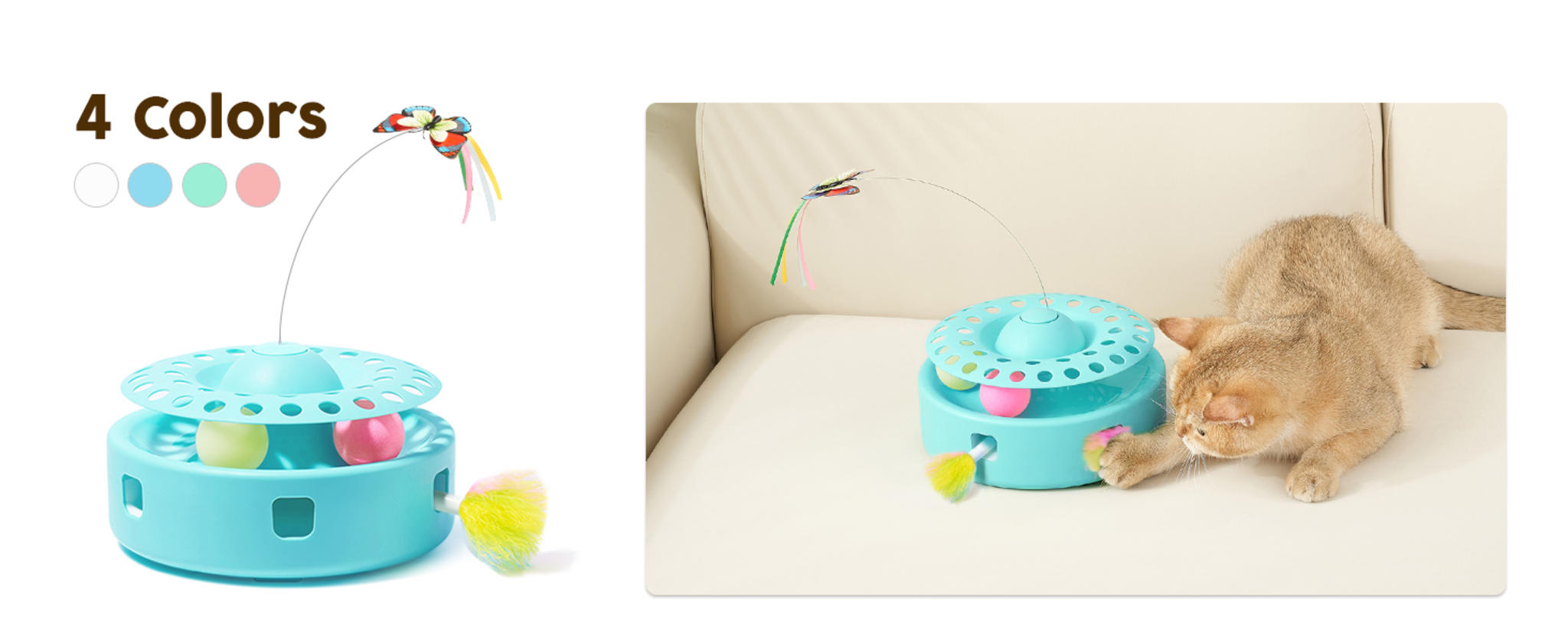 3-in-1 Automatic Interactive Cat Toy image 13