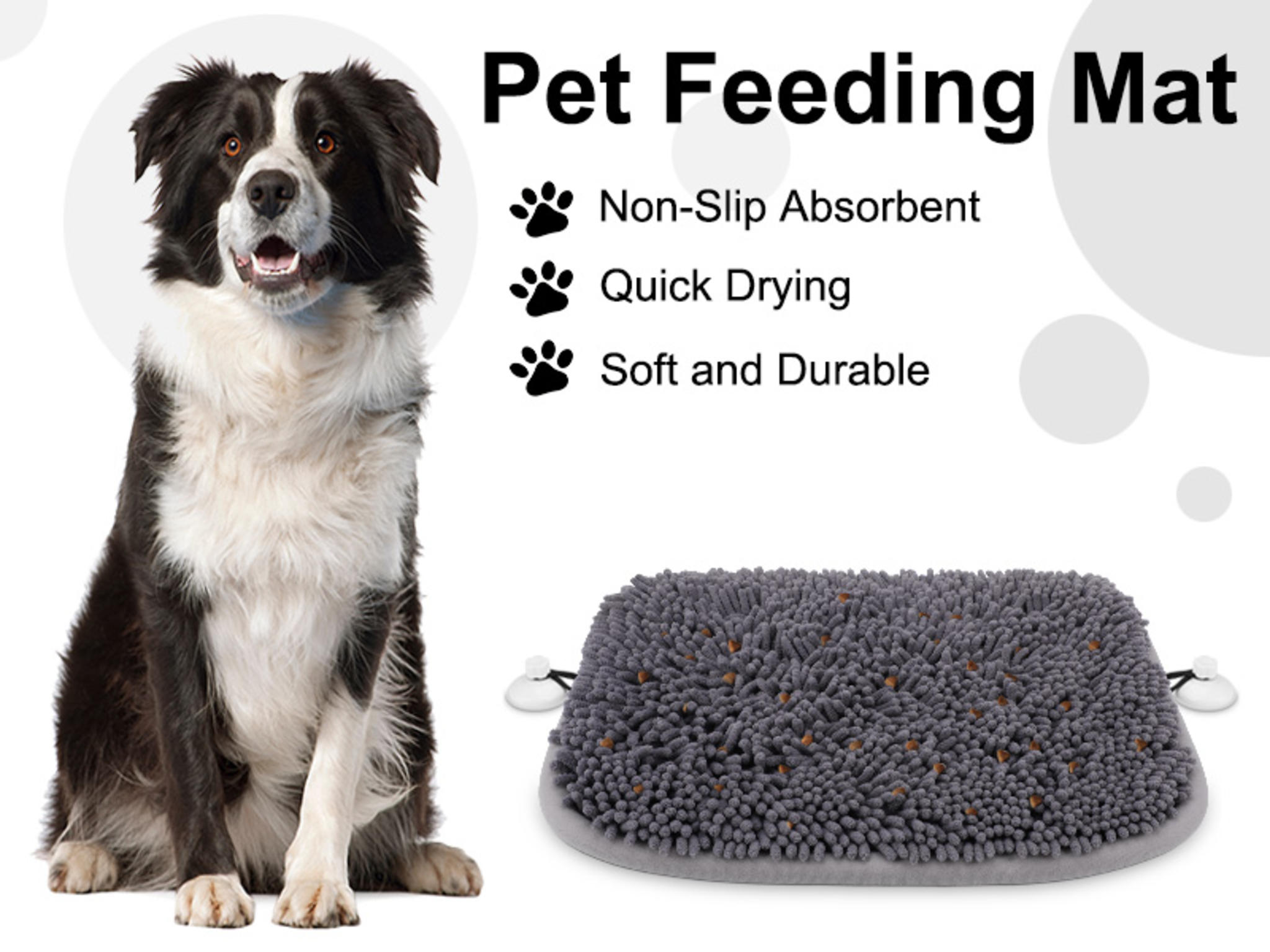 Interactive Dog Snuffle Mat - 17x21 Inch Puzzle Feeding Toy with Suction Cups for All Dogs image 27
