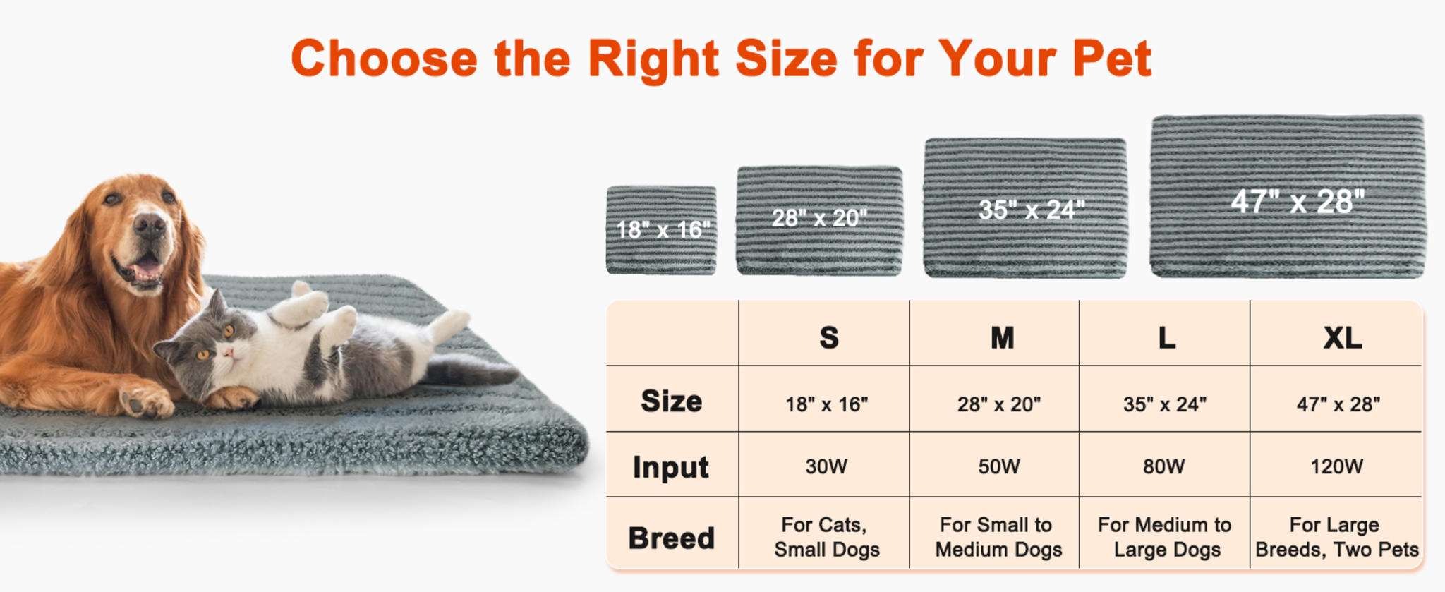 Large Waterproof Pet Heating Pad with 11 Temp Settings image 18