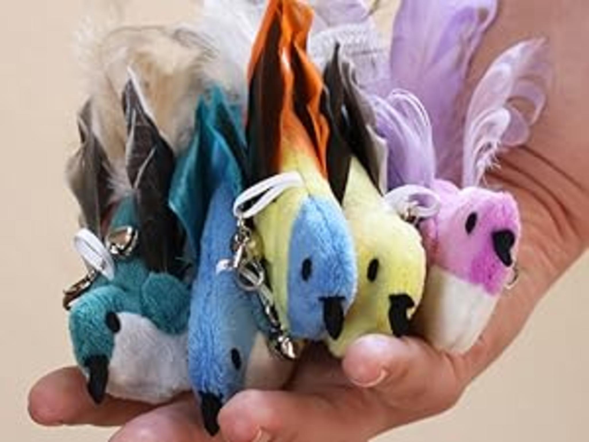 Interactive Cat Toy Set with 5 Replacement Birds, Self-Holding Suction Base image 12