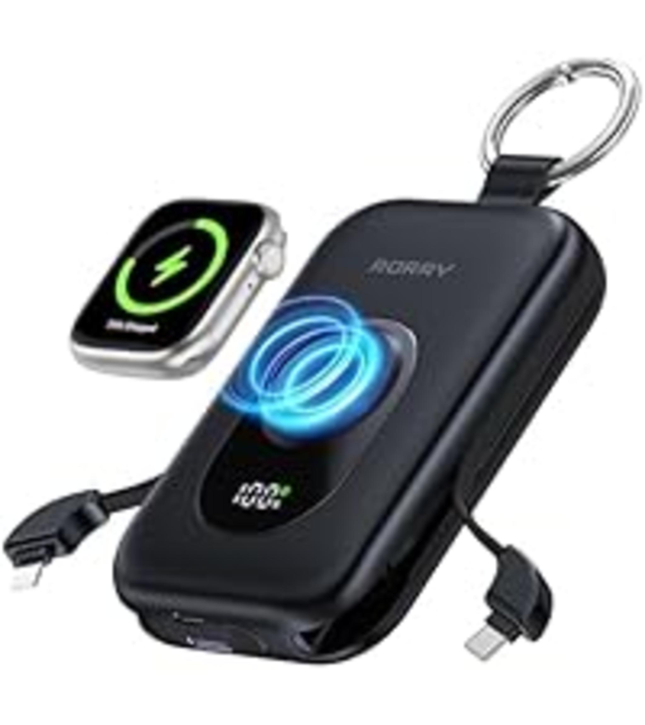 10000mAh PD 20W Fast Charging Power Bank with Built-in Cables image 18