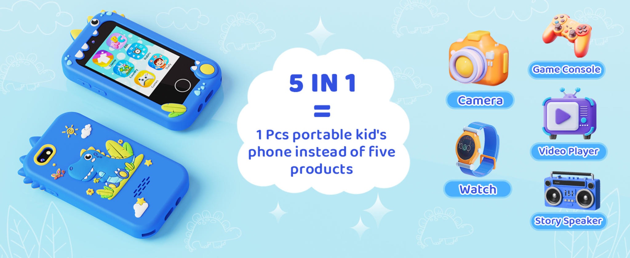 Kids Smart Phone with Dual Camera, Touchscreen Educational Toy for Boys 3-10 image 9