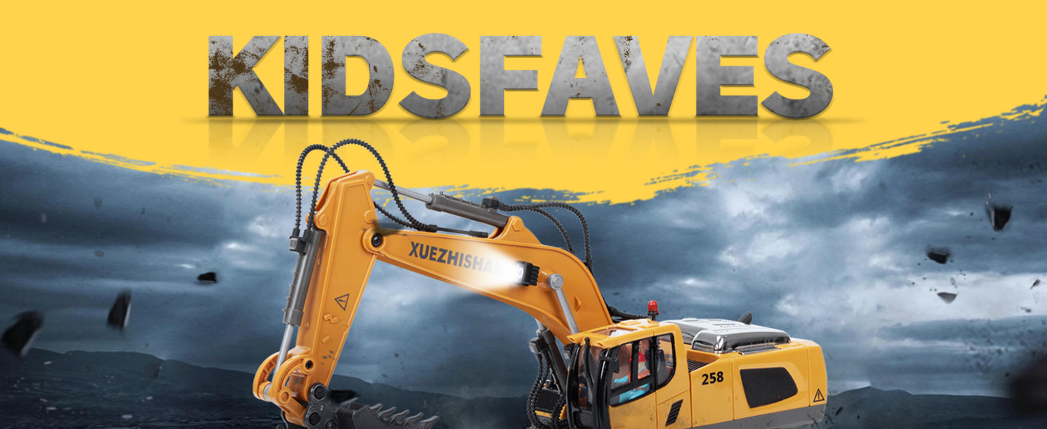 680° Rotating Remote Control Excavator Toy with Metal Shovel image 7