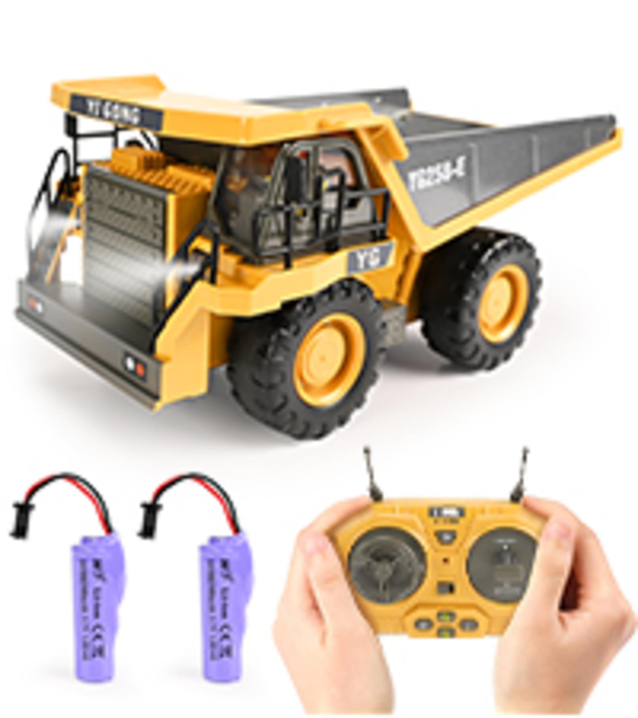 680° Rotating Remote Control Excavator Toy with Metal Shovel image 18
