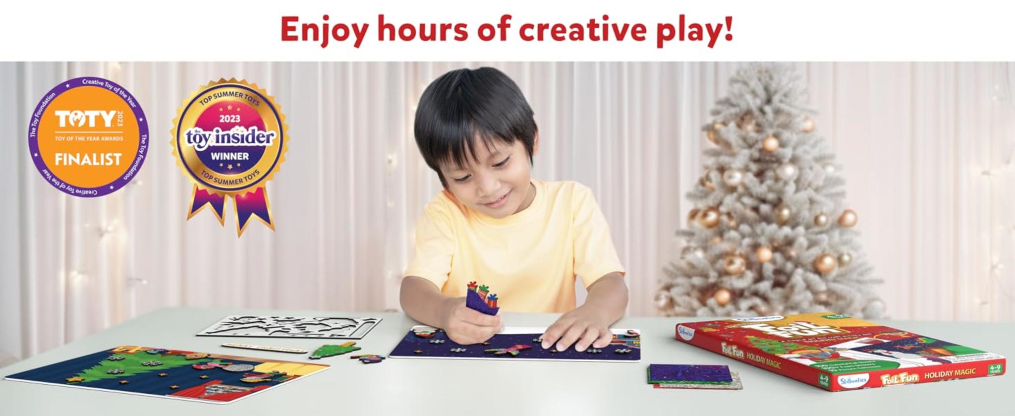 Foil Fun Holiday Art & Craft Kit for Kids Ages 4-9 image 10