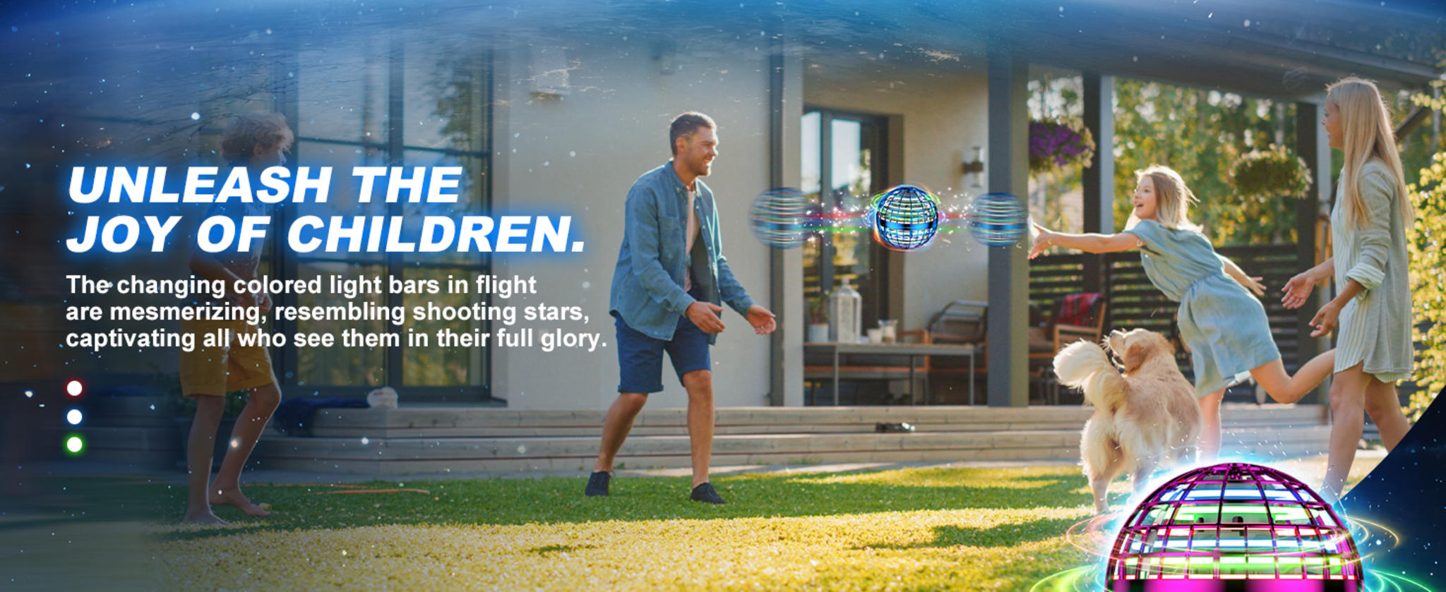 AI Flying Orb Ball Toy with LED Lights, 4 Flight Modes for Ages 6+ image 10