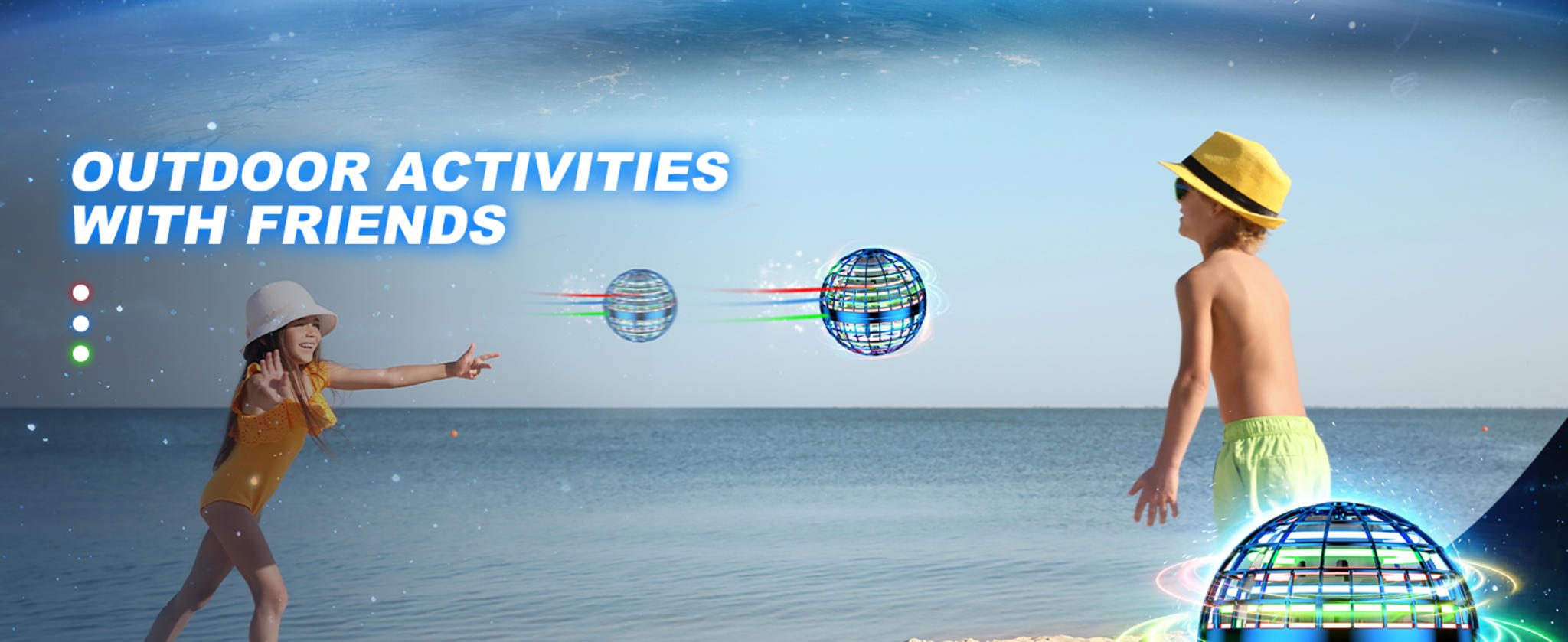 AI Flying Orb Ball Toy with LED Lights, 4 Flight Modes for Ages 6+ image 12