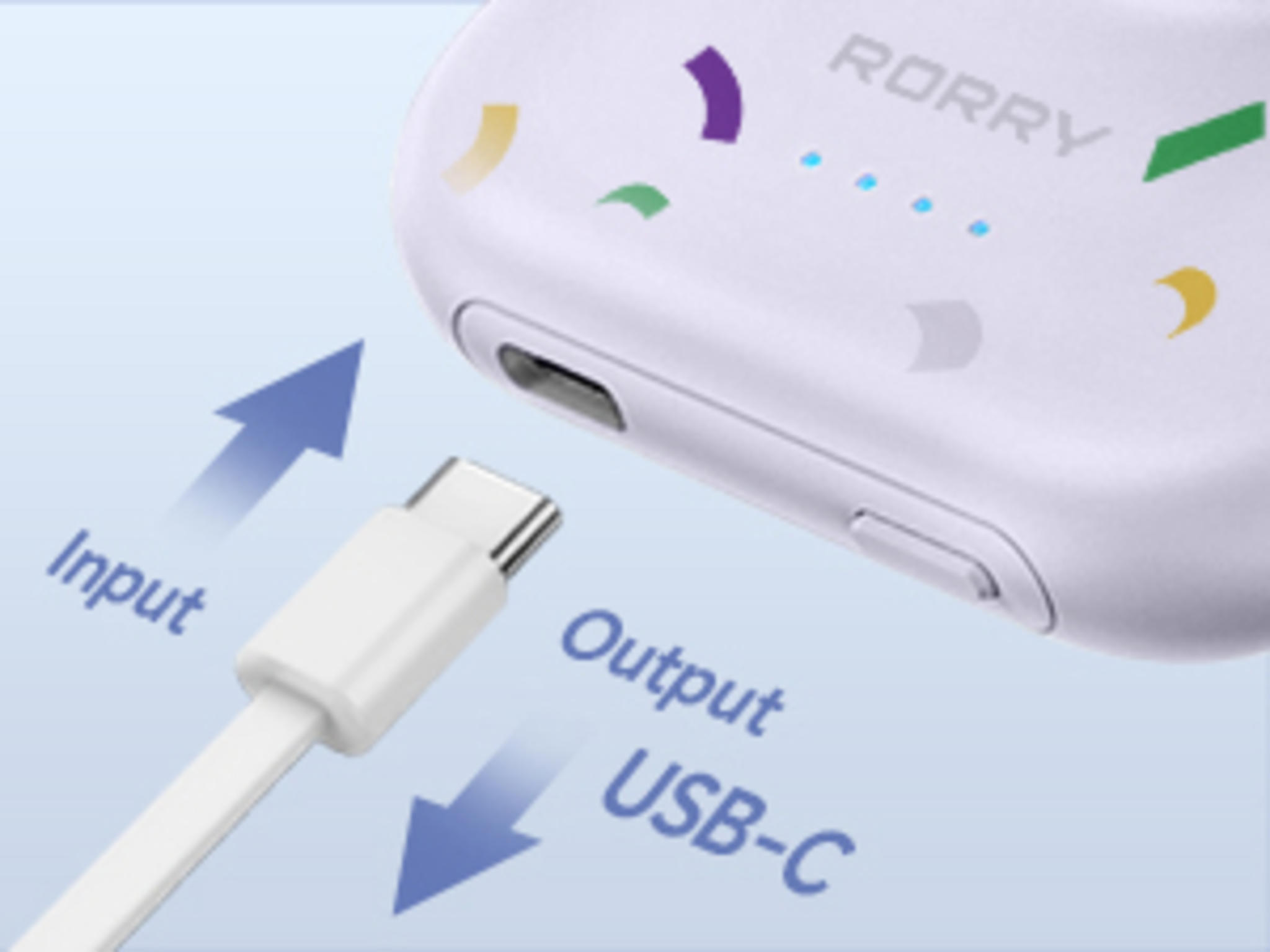 5000mAh Portable Charger with Built-in Cables image 14