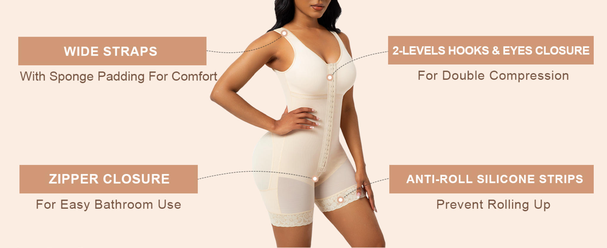 Full Body Shapewear with Tummy Control & Butt Lift image 7