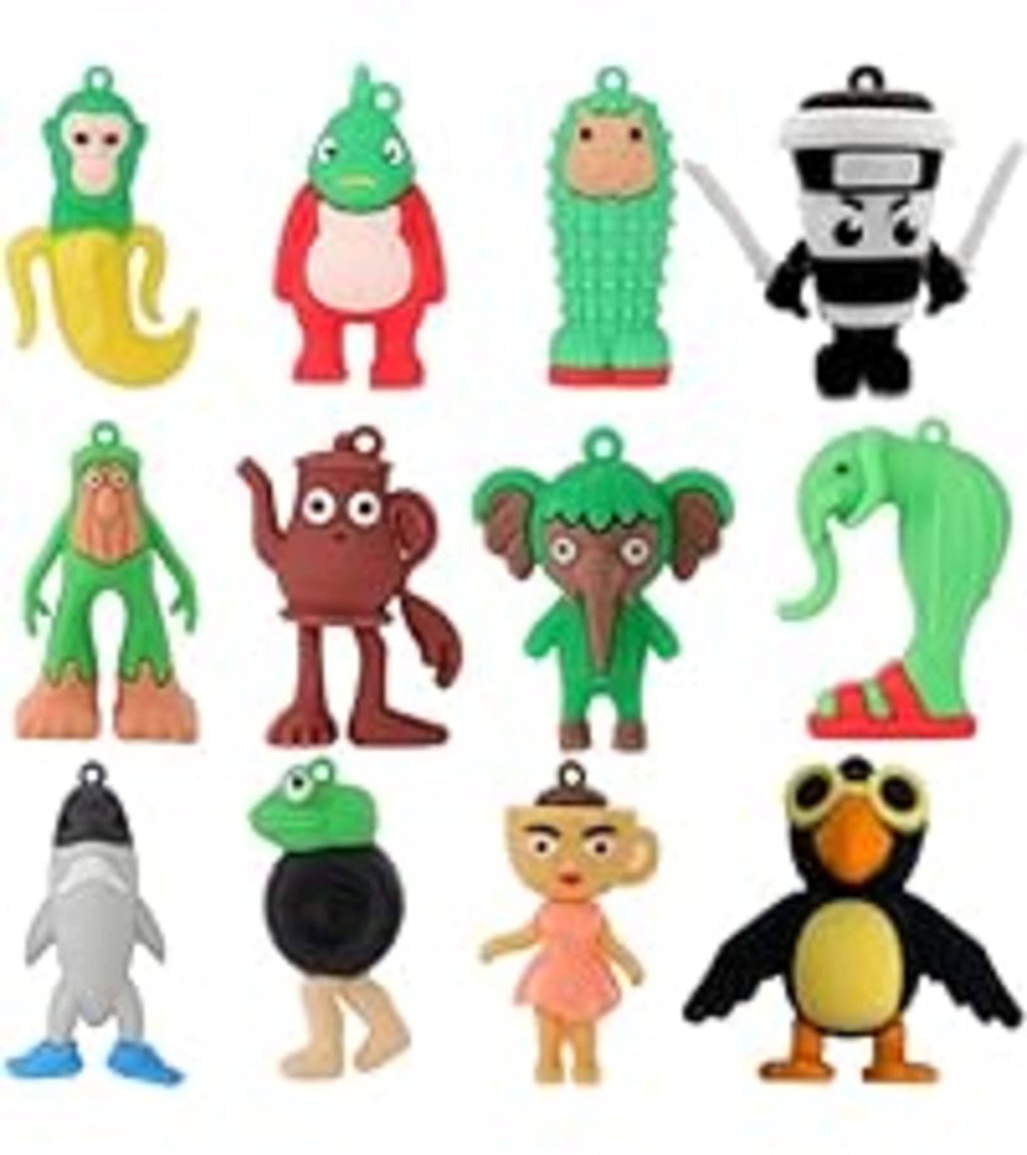 12PCS Italian Meme Action Figures, 2.5in Funny Shark Toys, Multi-Use Keychain Decor image 17