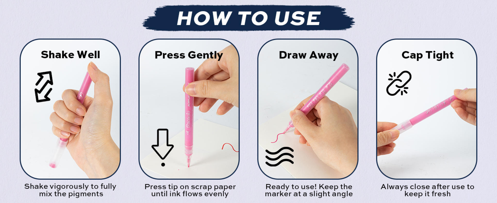 36 Colors Double Line Outline Markers with Metallic & Glitter Effects image 11