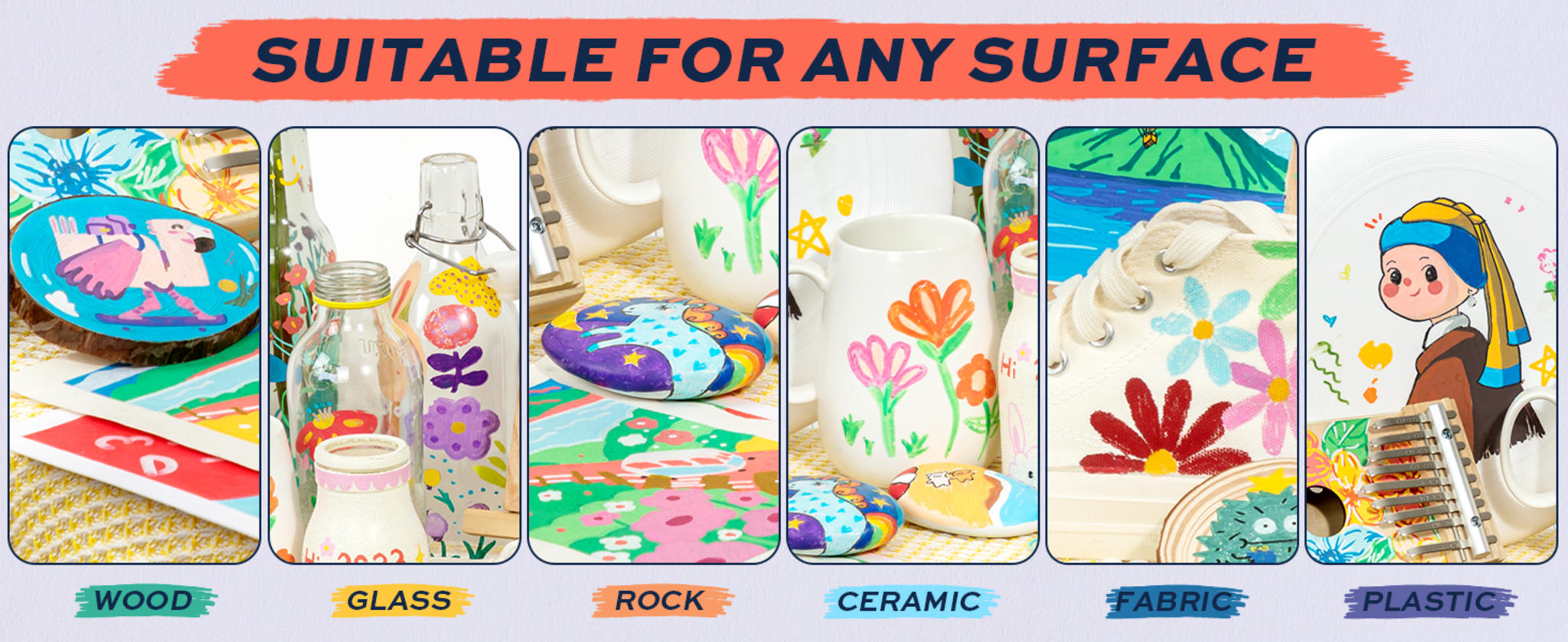 36 Colors Double Line Outline Markers with Metallic & Glitter Effects image 12