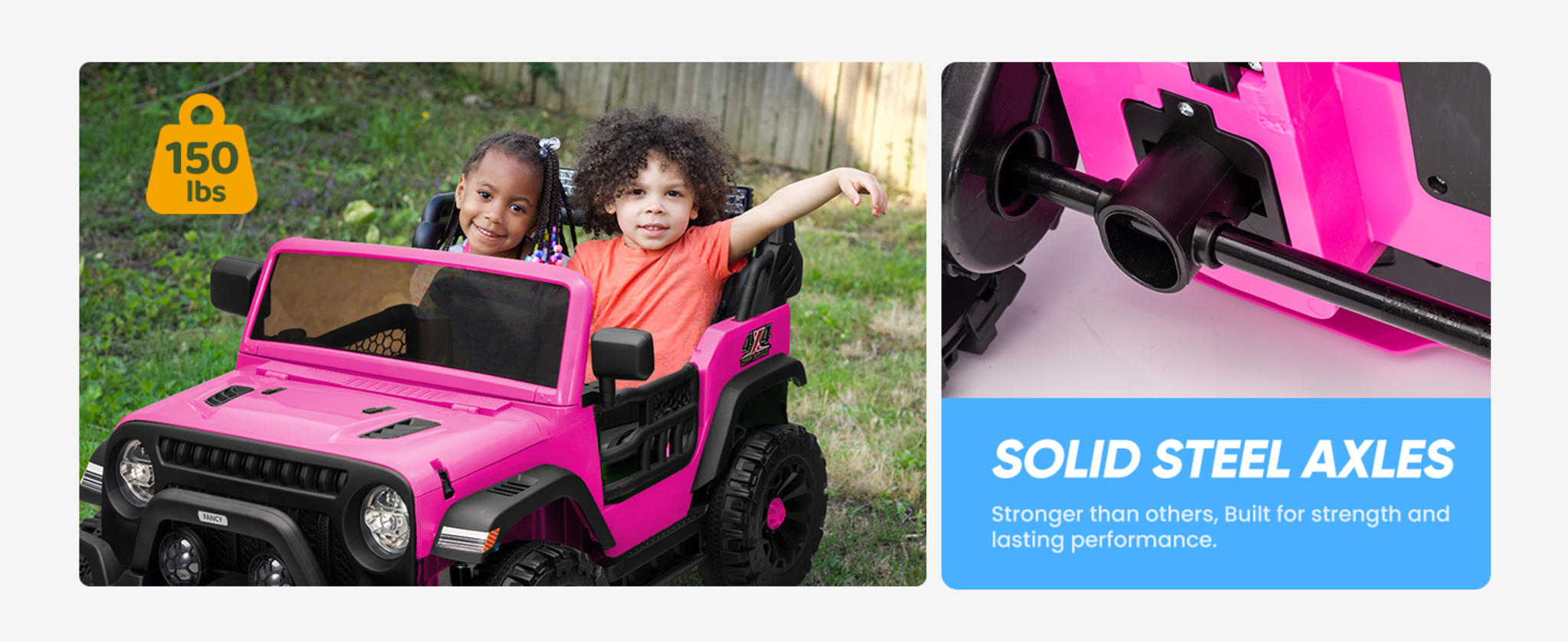 24V 2-Seater Kids Electric Ride-On Truck image 11