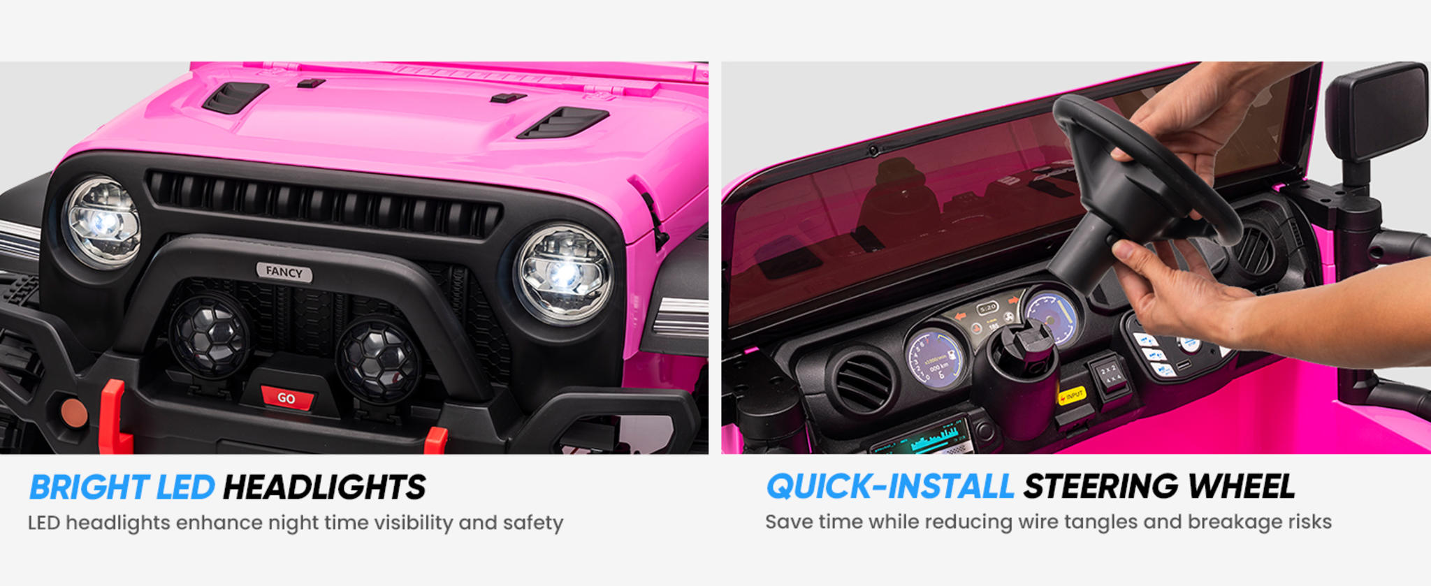 24V 2-Seater Kids Electric Ride-On Truck image 12