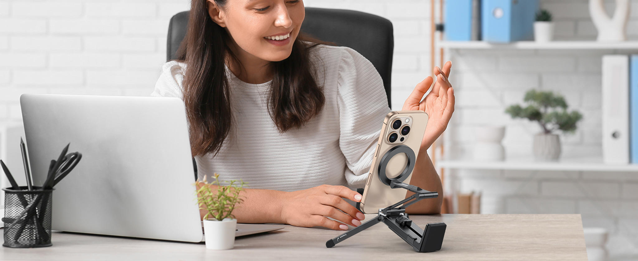 360° Rotating Magnetic Phone Tripod with Ultra Strong Magnet image 11