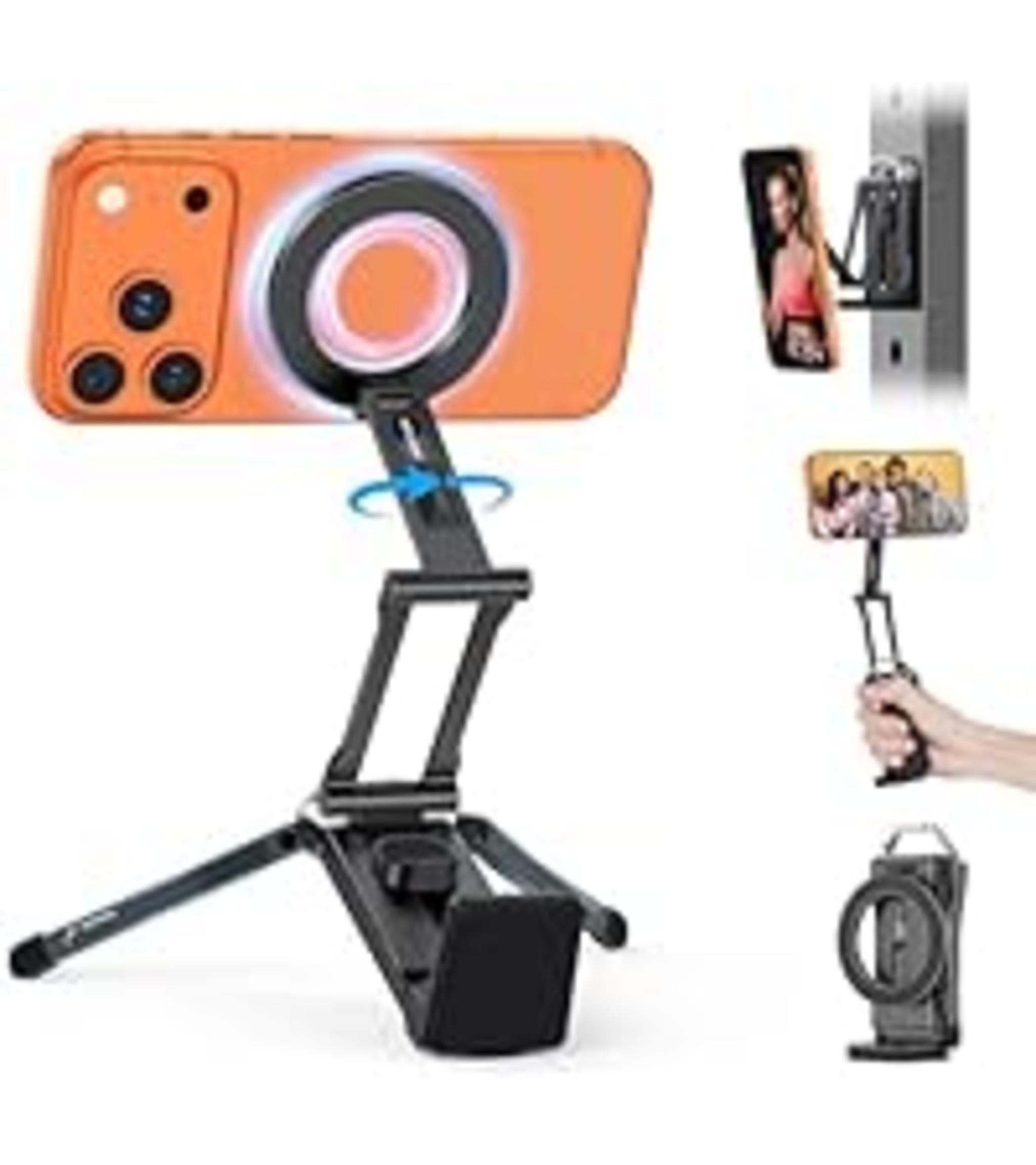 360° Rotating Magnetic Phone Tripod with Ultra Strong Magnet image 16