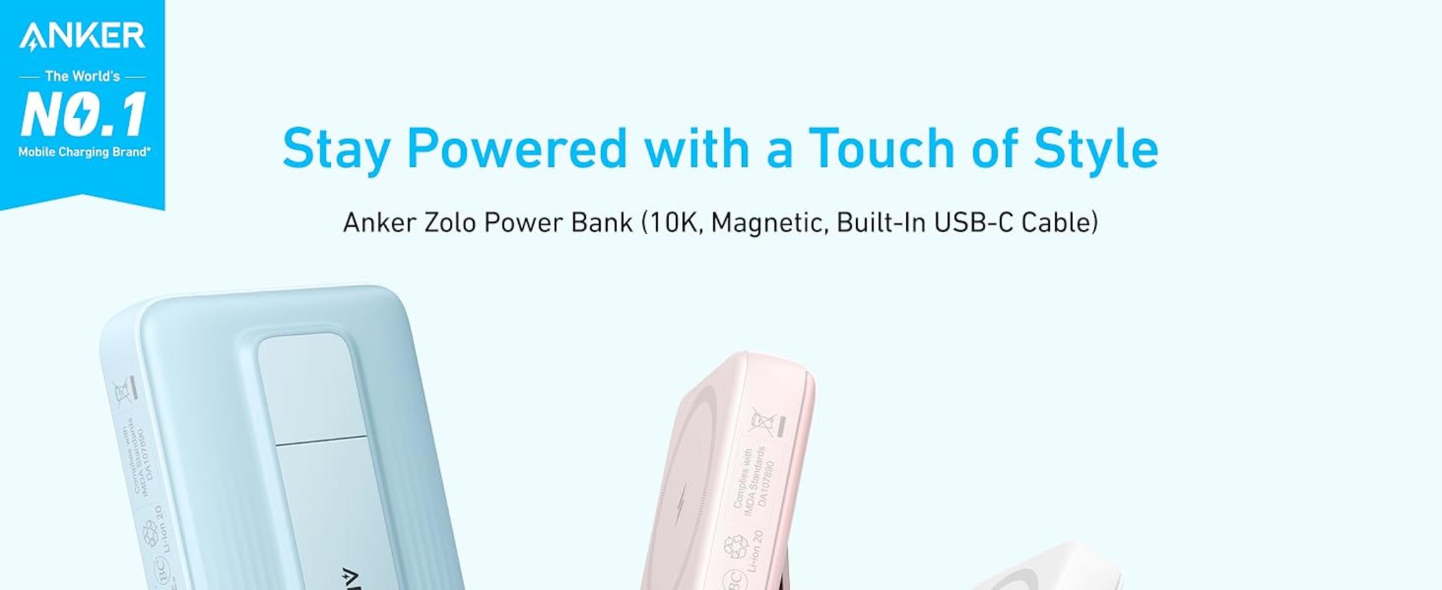 10,000mAh Magnetic Power Bank with 30W Fast Charging, Wireless Portable Charger with Adjustable Stand image 7