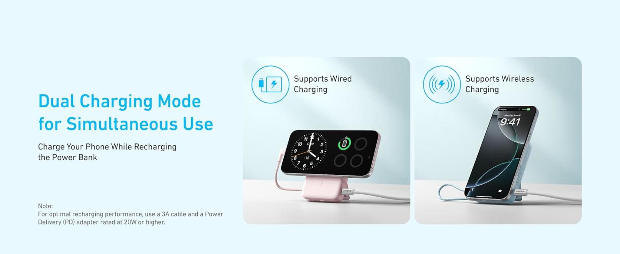 10,000mAh Magnetic Power Bank with 30W Fast Charging, Wireless Portable Charger with Adjustable Stand image 12